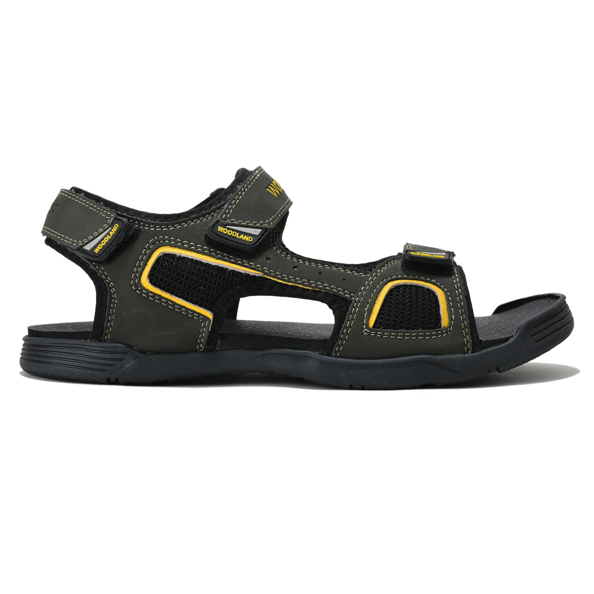 Woodland Men's Olive Green Utility Sports Sandals - Thumbnail 2