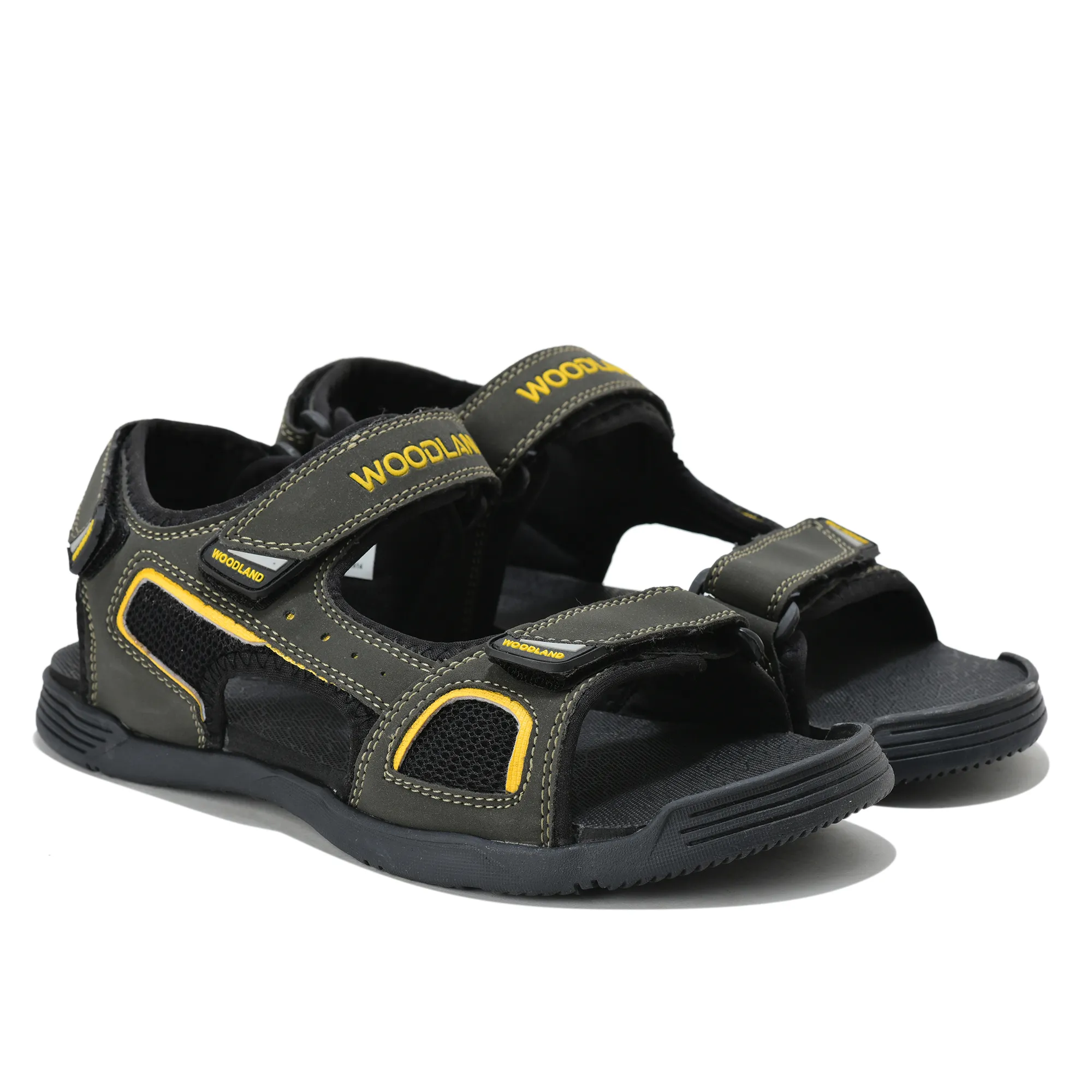 Woodland Men's Olive Green Utility Sports Sandals - Thumbnail 8