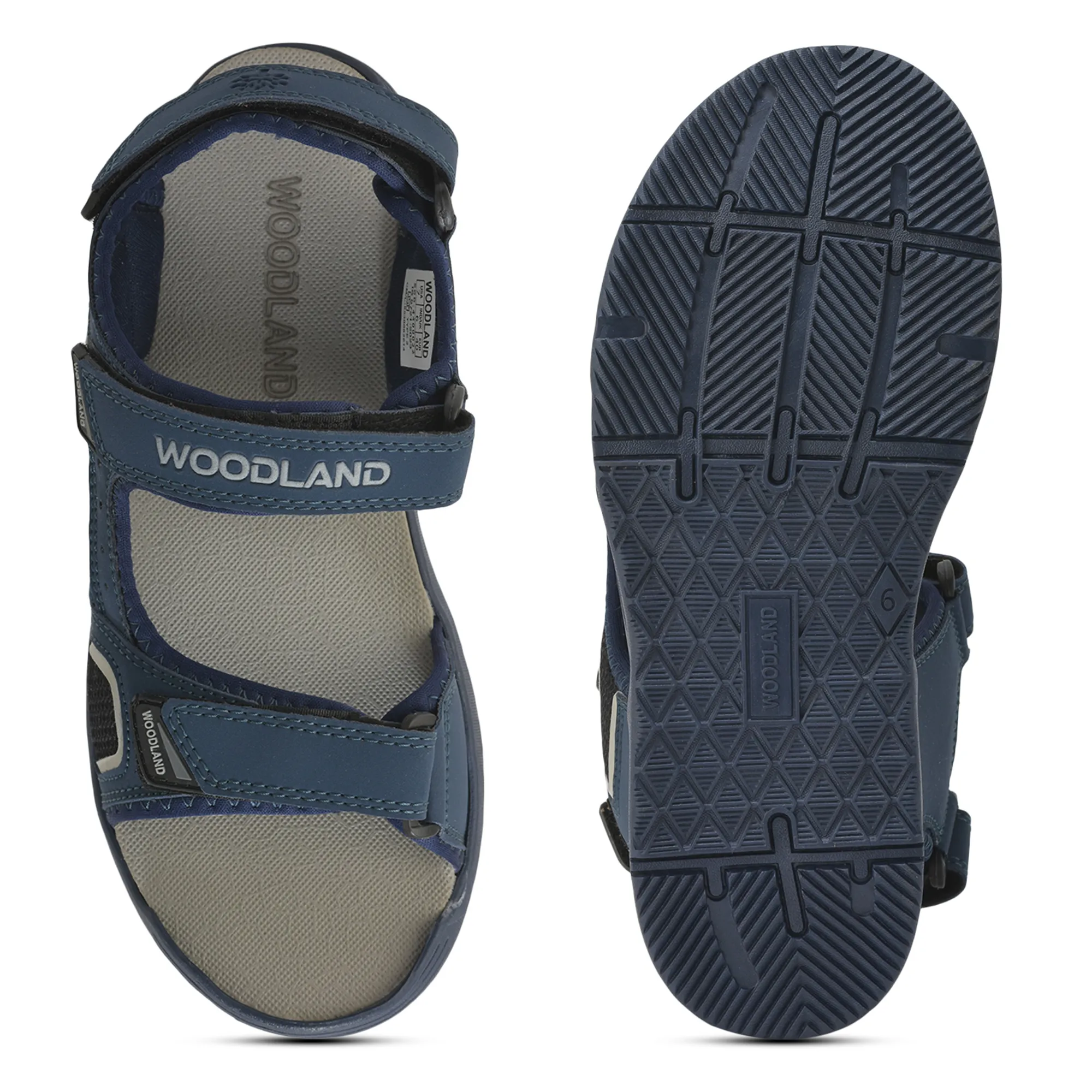 Woodland Men’s Royal Blue Utility Sports Sandals - Thumbnail 9