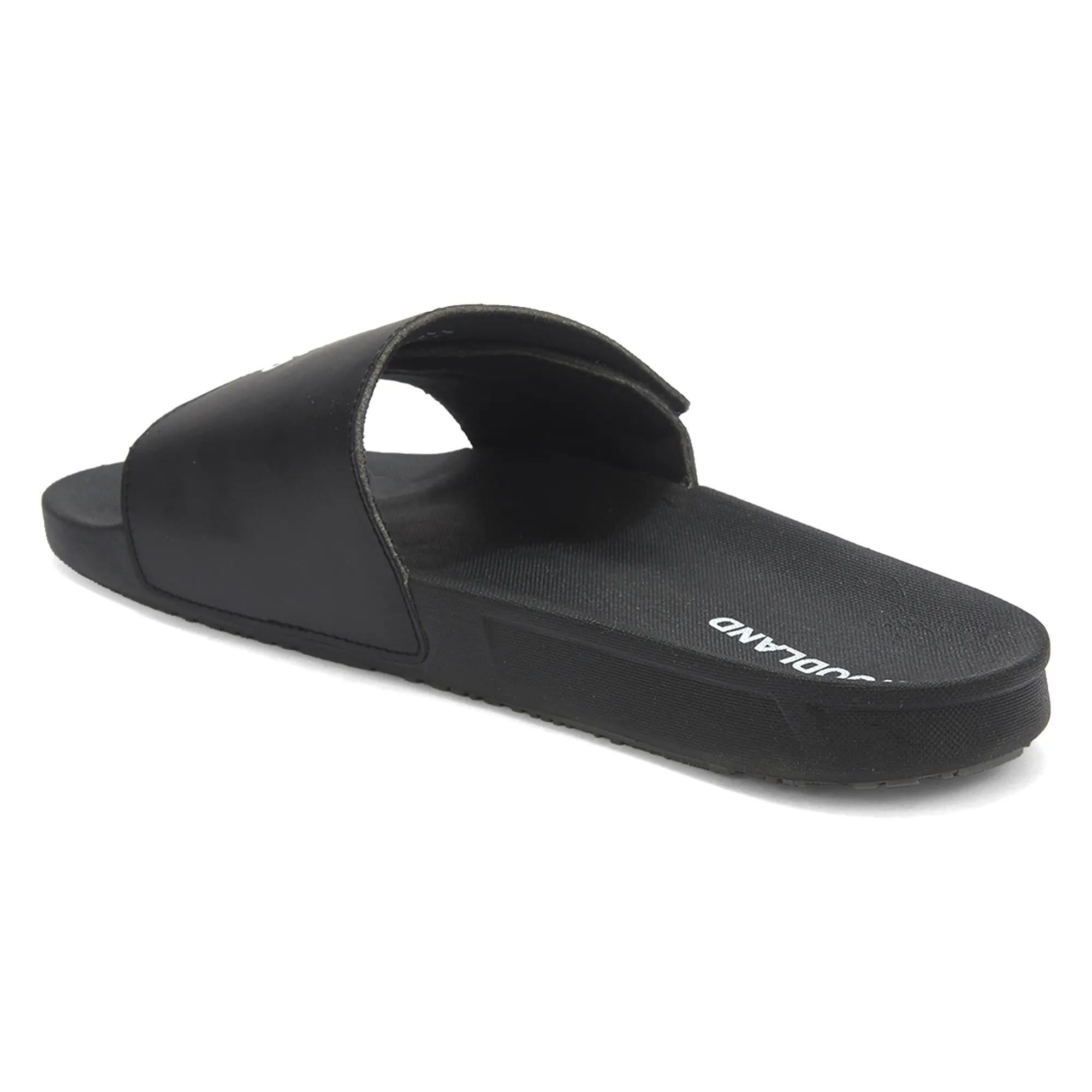 Woodland Men Black Slider Slippers - Thumbnail 5