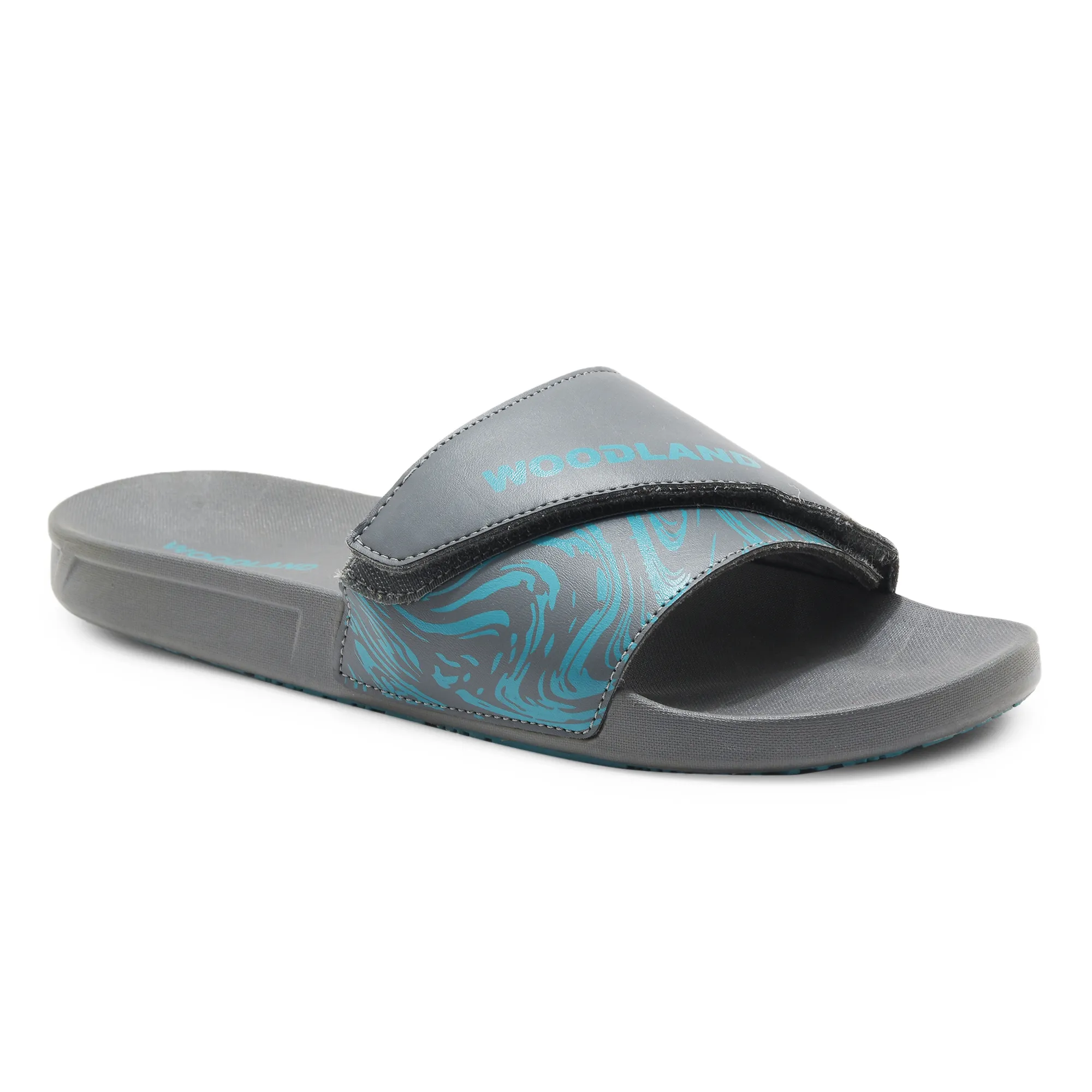 Woodland Men Dark Grey Slider Slippers - Thumbnail 3