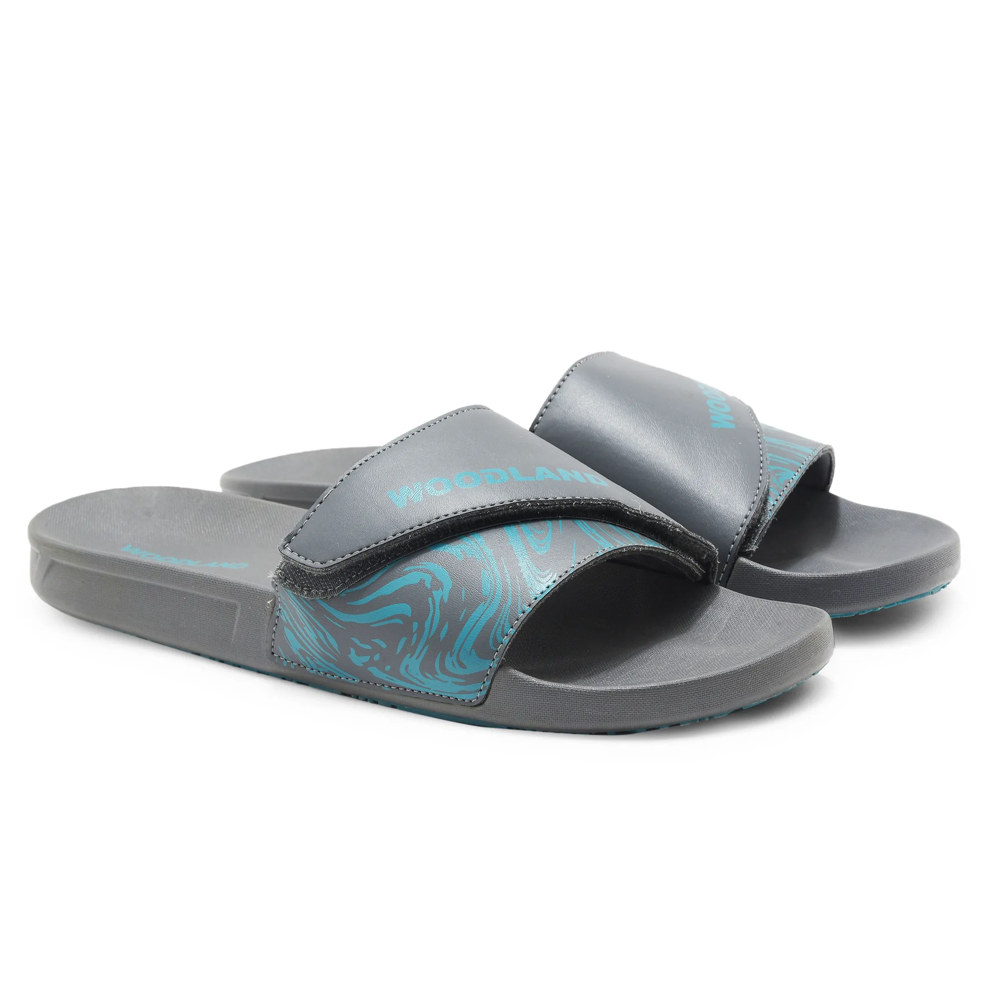 Woodland Men Dark Grey Slider Slippers - Thumbnail 7