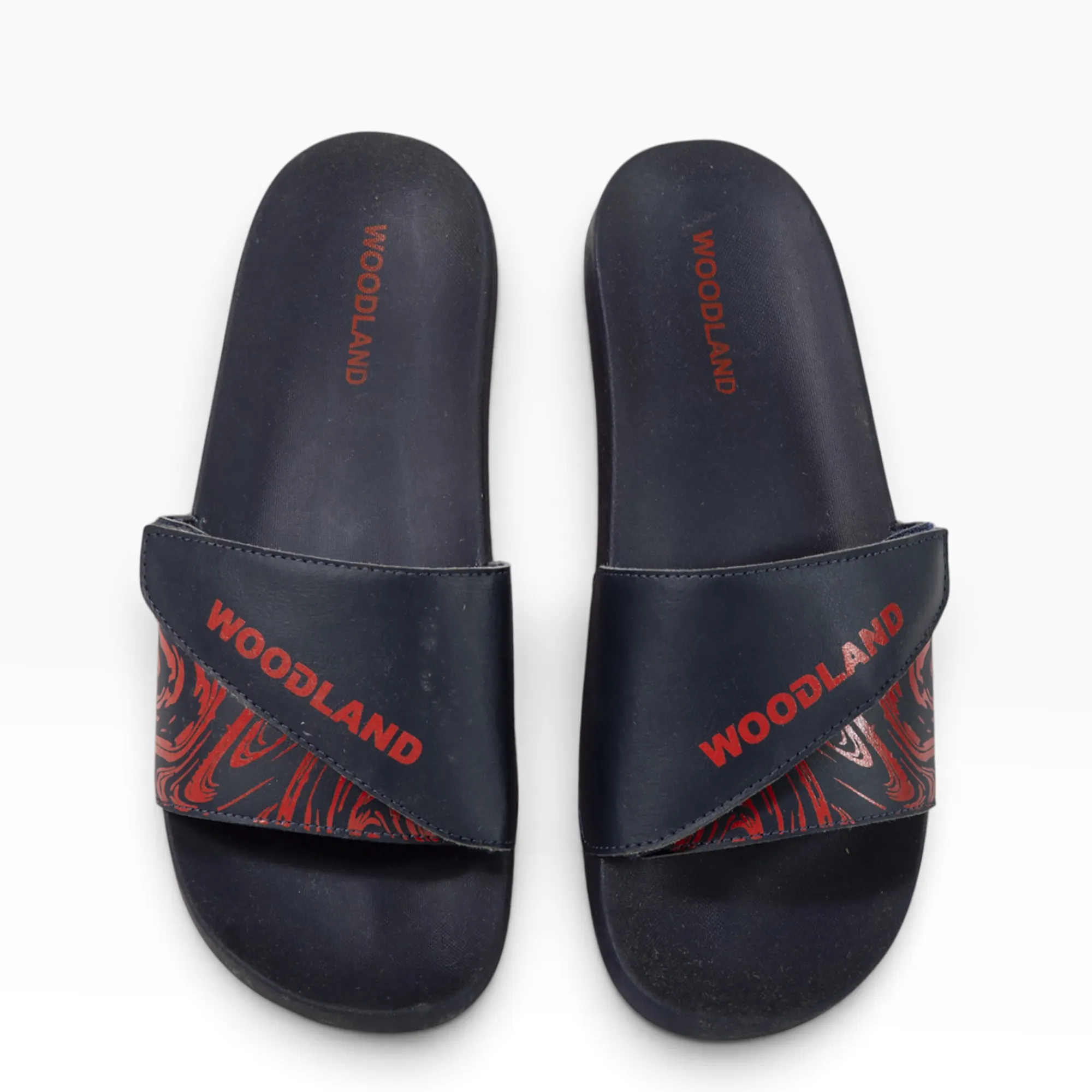 Woodland Men Navy Slider Slippers - Thumbnail 5