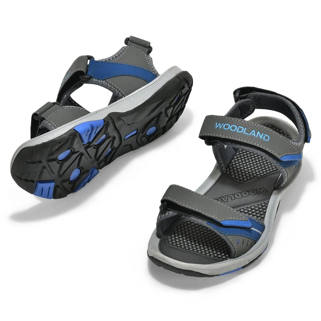 Grey Sports Sandal for Men - Thumbnail 4