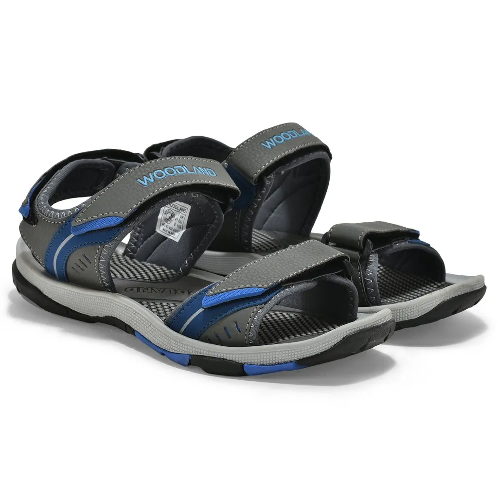Grey Sports Sandal for Men - Thumbnail 6
