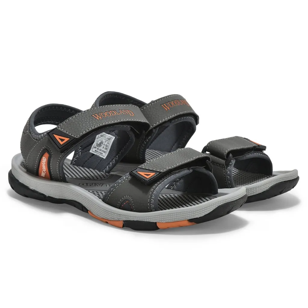 Grey Sports Sandal for Men - Thumbnail 6