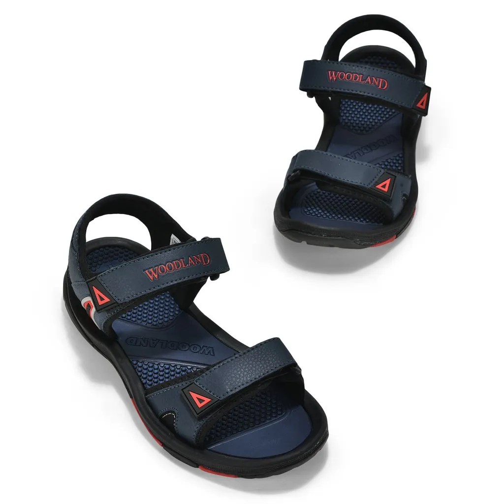 Navy Sports Sandal for Men - Thumbnail 2