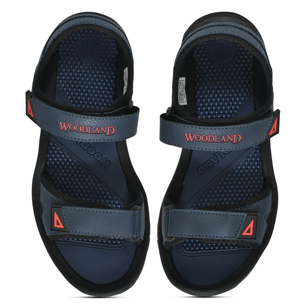 Navy Sports Sandal for Men - Thumbnail 3