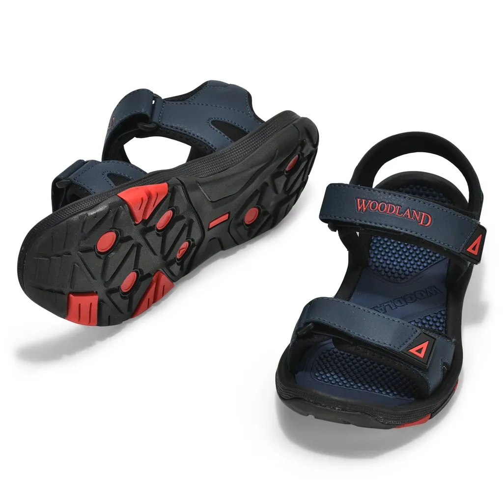 Navy Sports Sandal for Men - Thumbnail 4