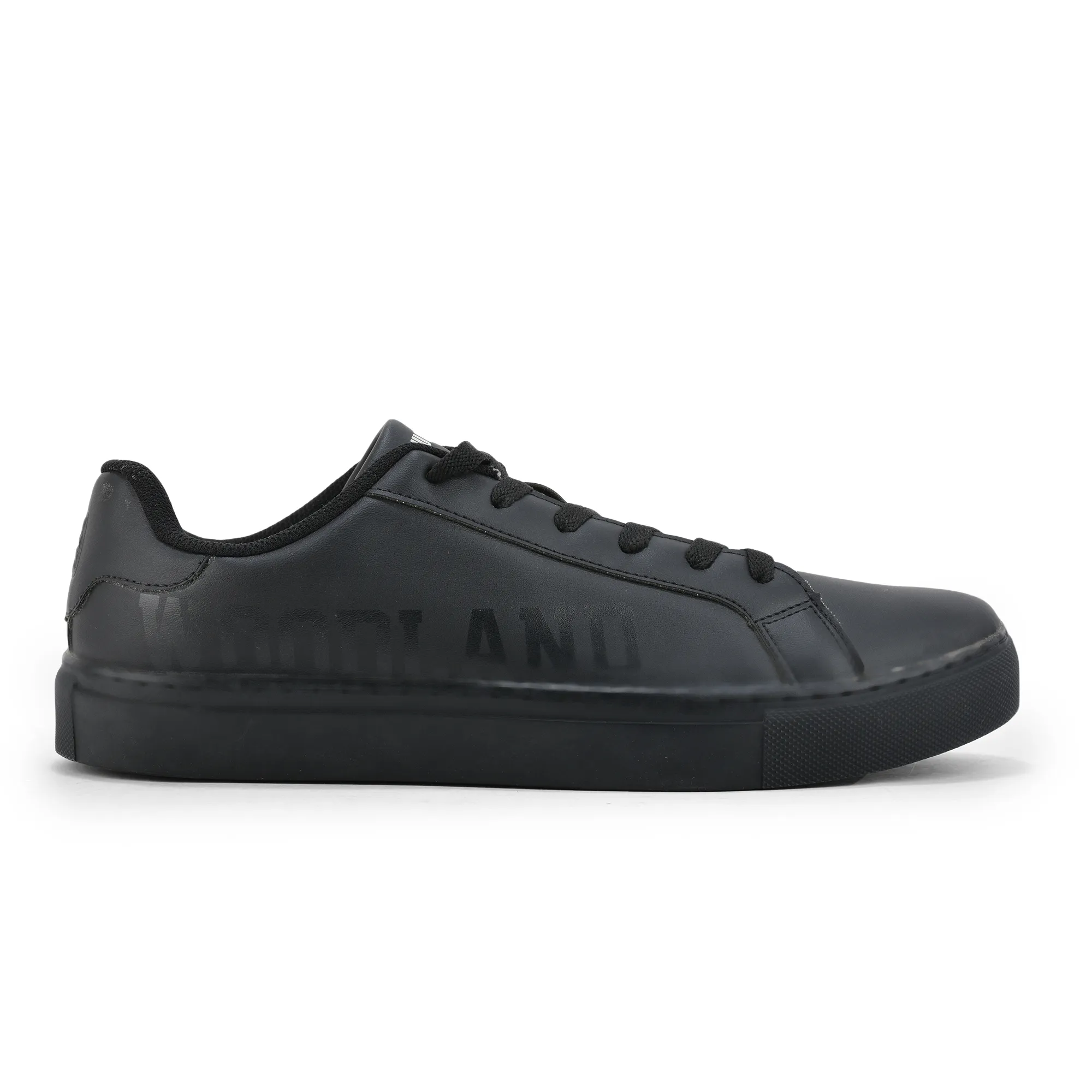 Men Lightweight Black Sports Sneakers - Thumbnail 2