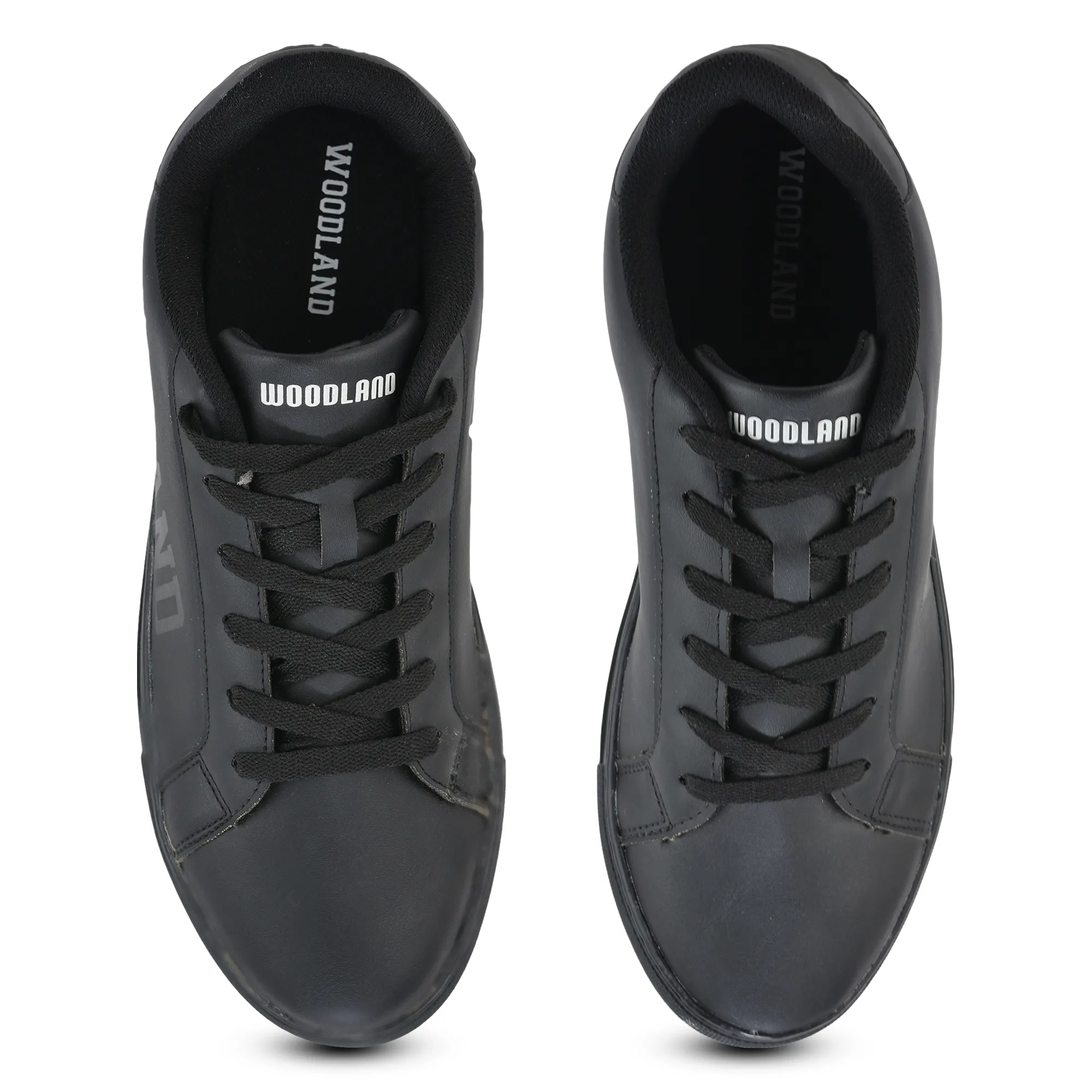 Men Lightweight Black Sports Sneakers - Thumbnail 5