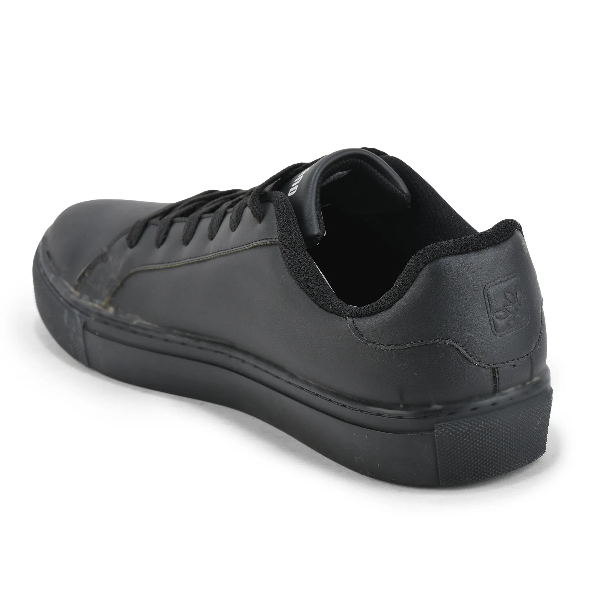 Men Lightweight Black Sports Sneakers - Thumbnail 7