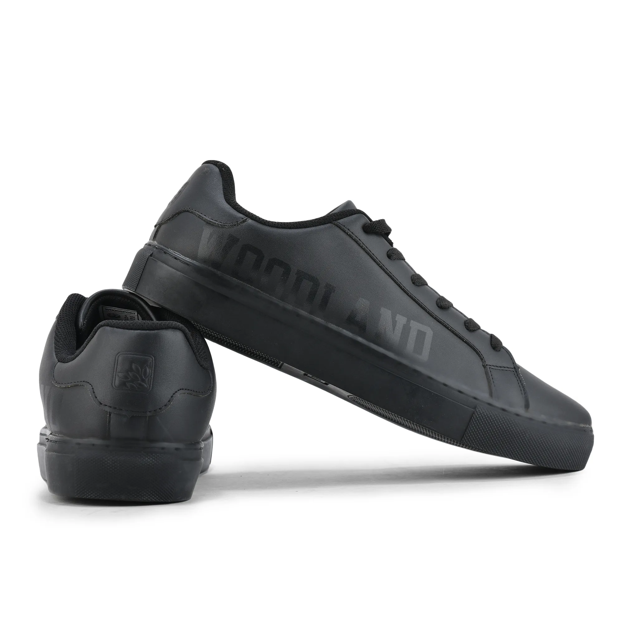 Men Lightweight Black Sports Sneakers - Thumbnail 10