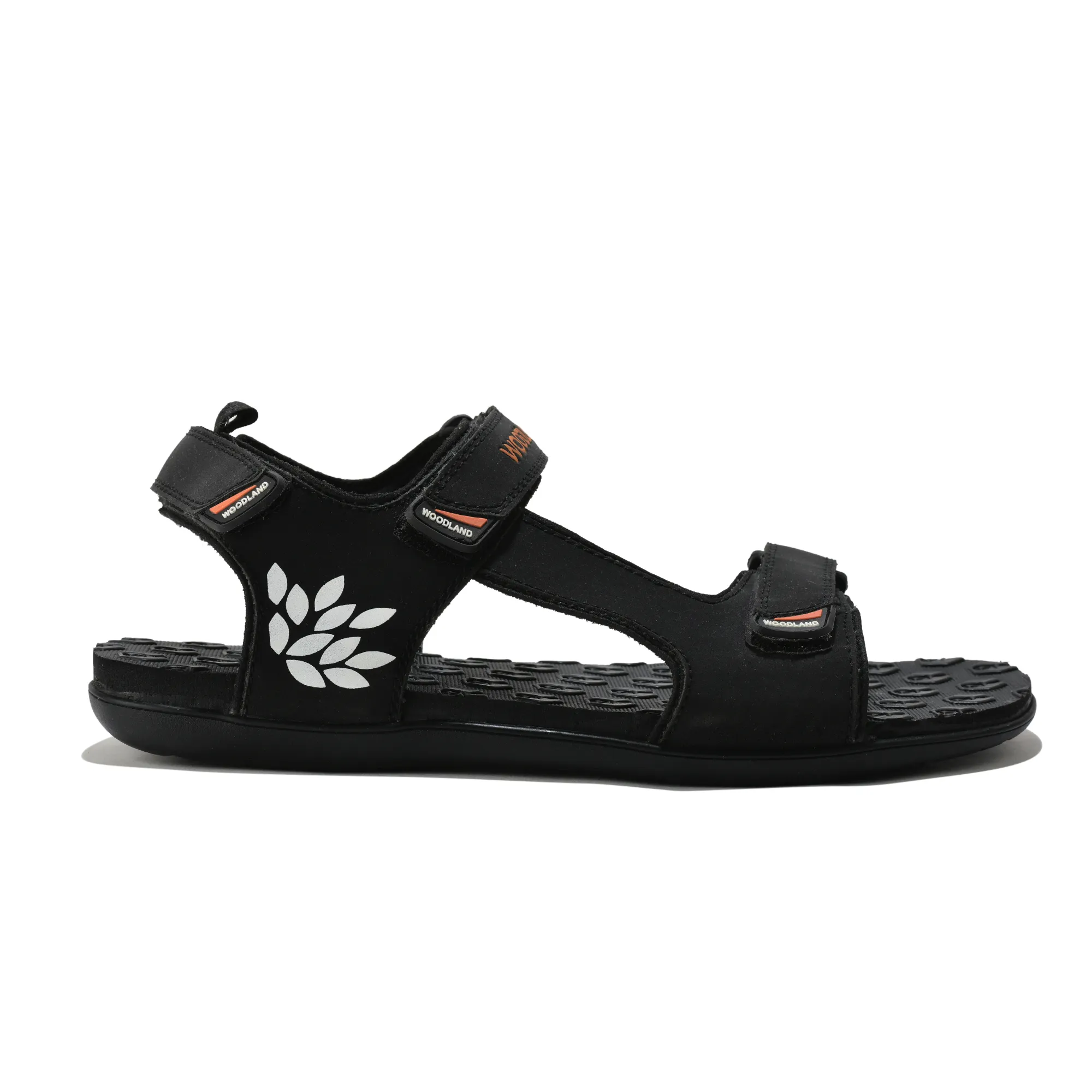 Black Sports Sandal for Men - Thumbnail 2
