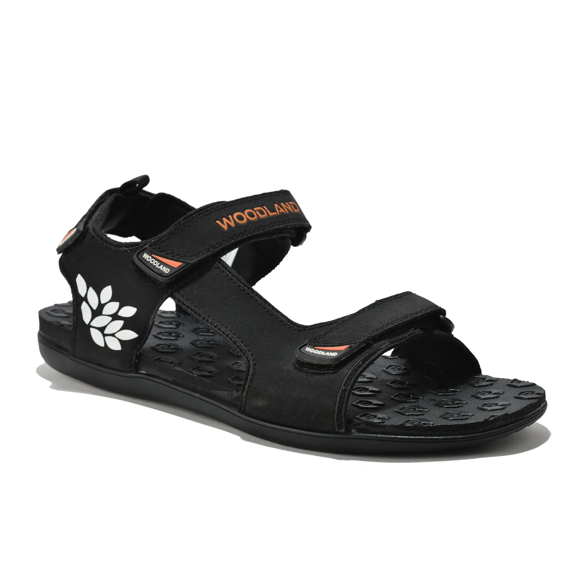 Black Sports Sandal for Men - Thumbnail 3