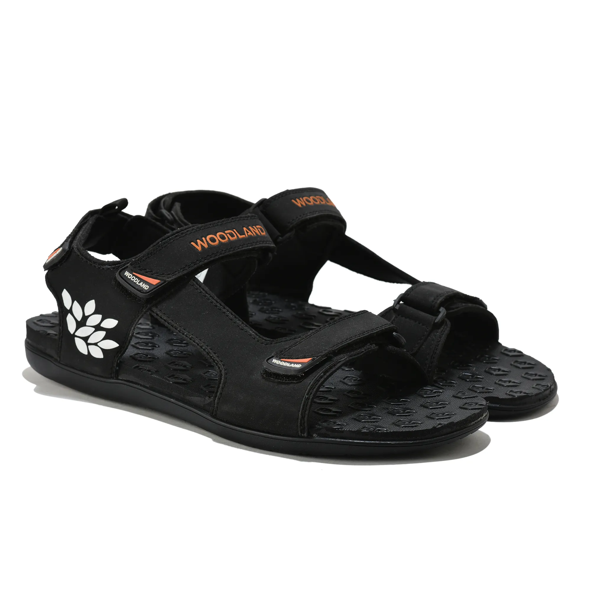 Black Sports Sandal for Men - Thumbnail 8