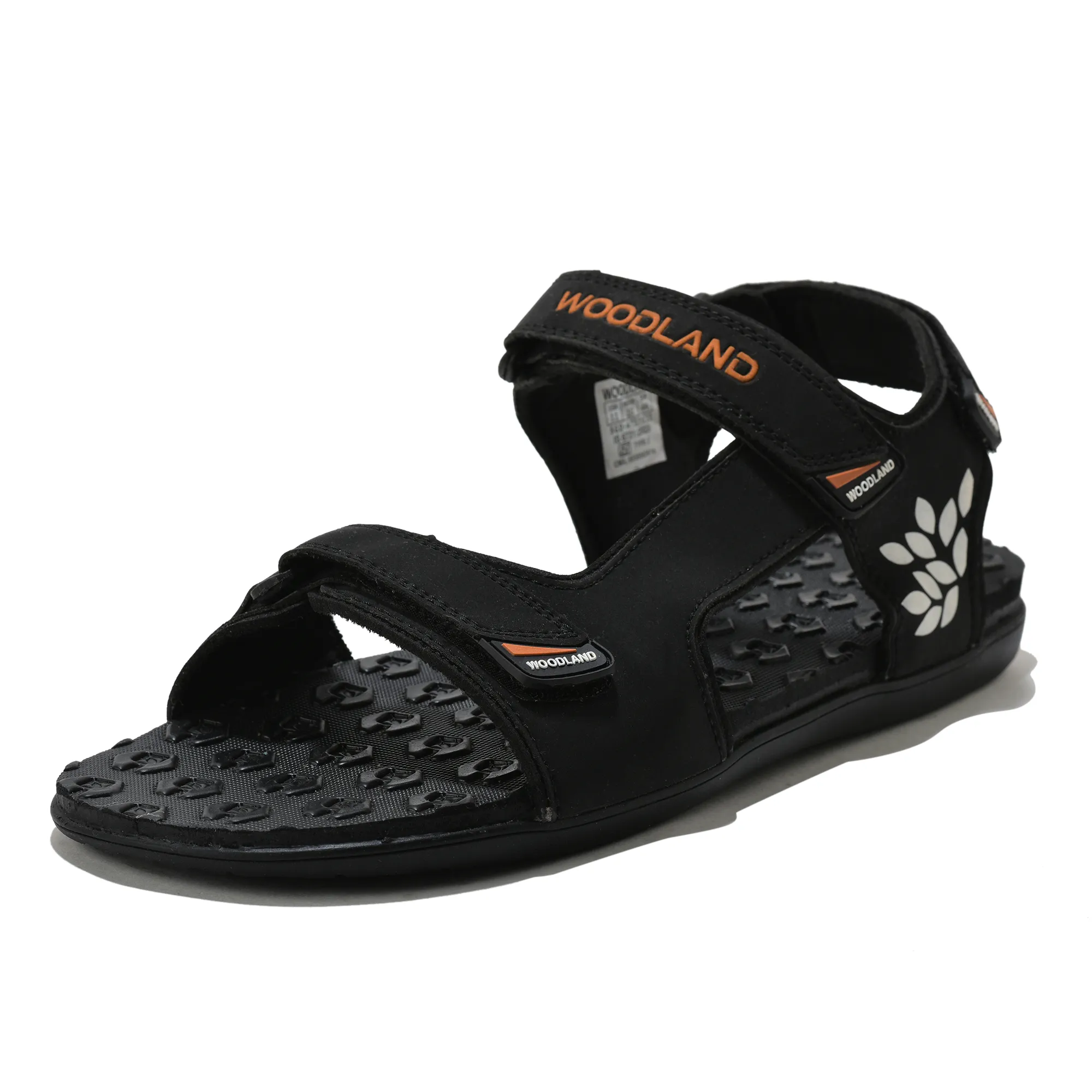 Black Sports Sandal for Men - Thumbnail 11