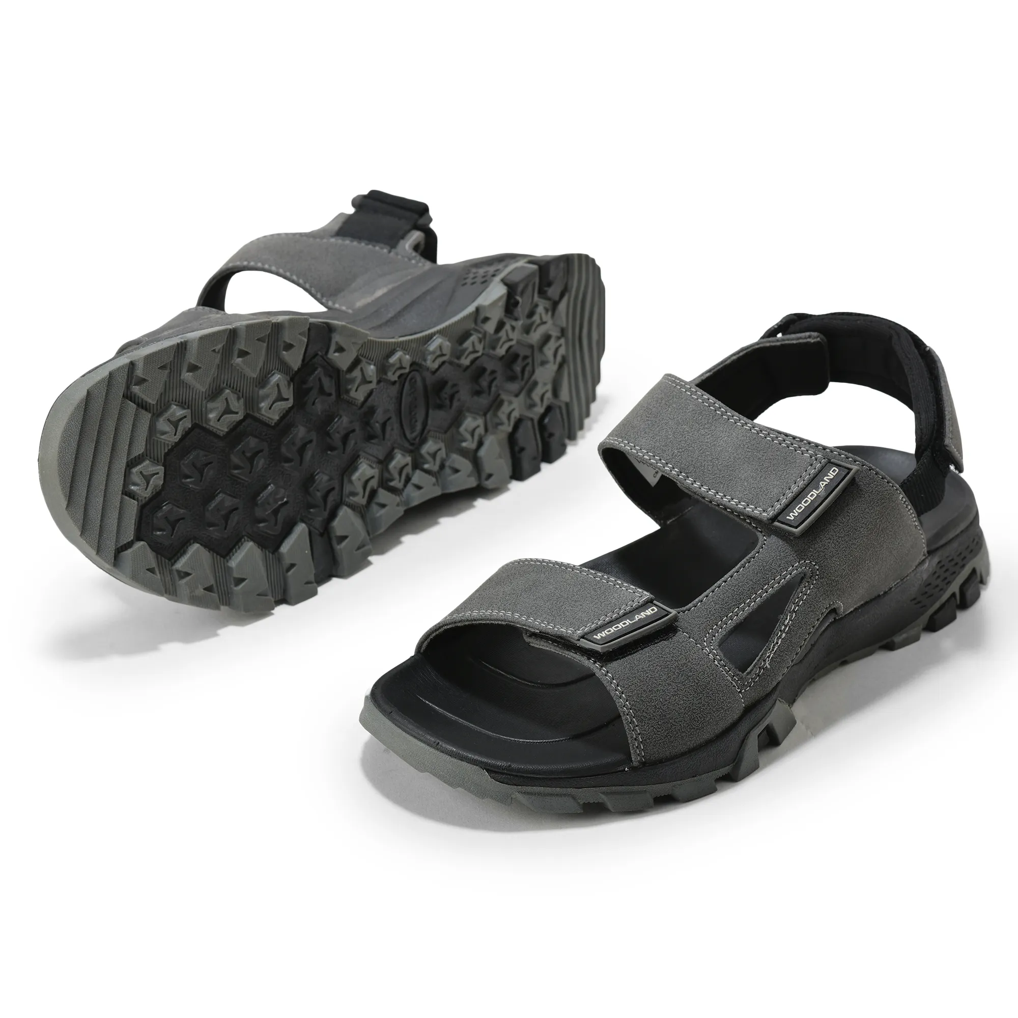 Grey Sports Sandal for Men - Thumbnail 6