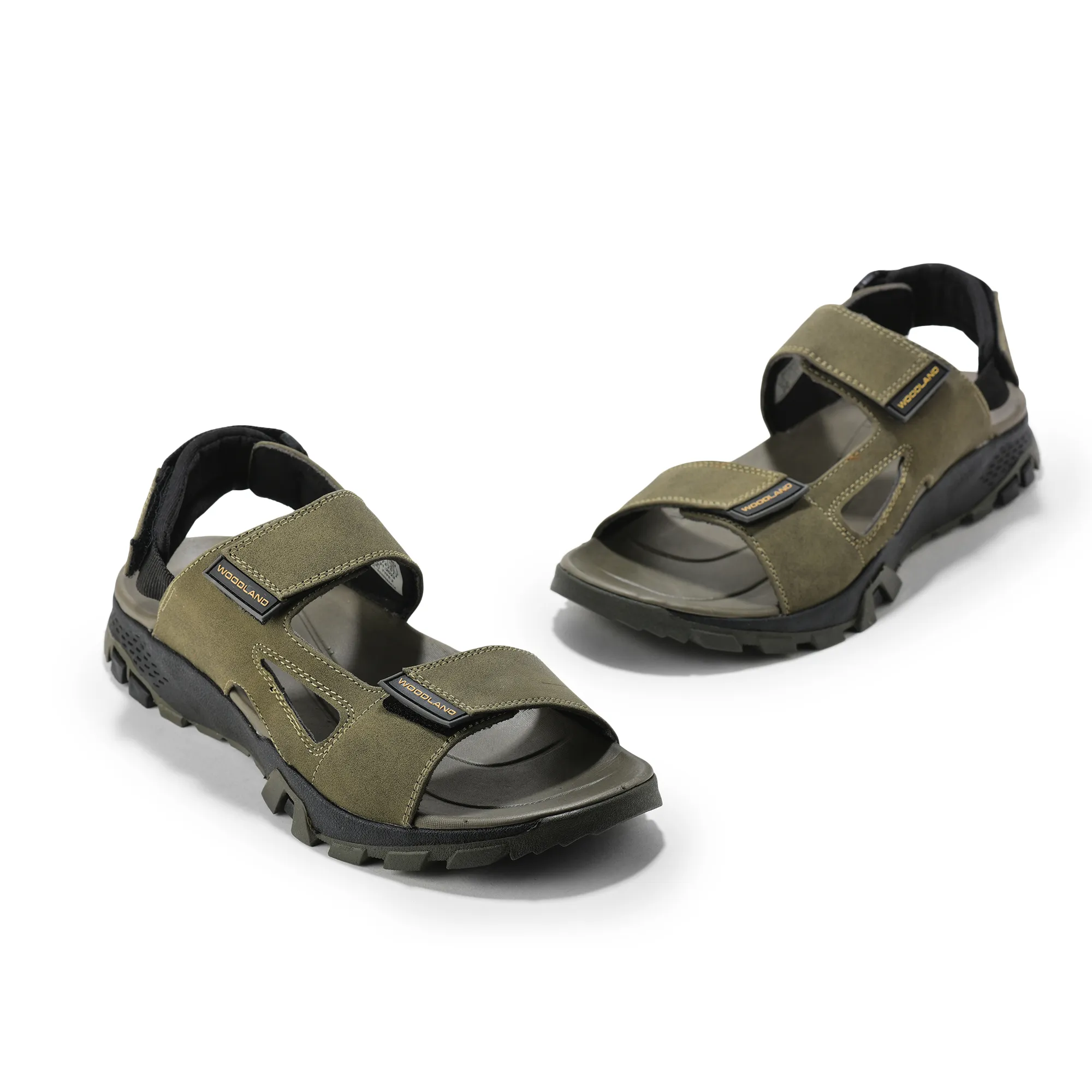 Olive Sports Sandal for Men - Thumbnail 4