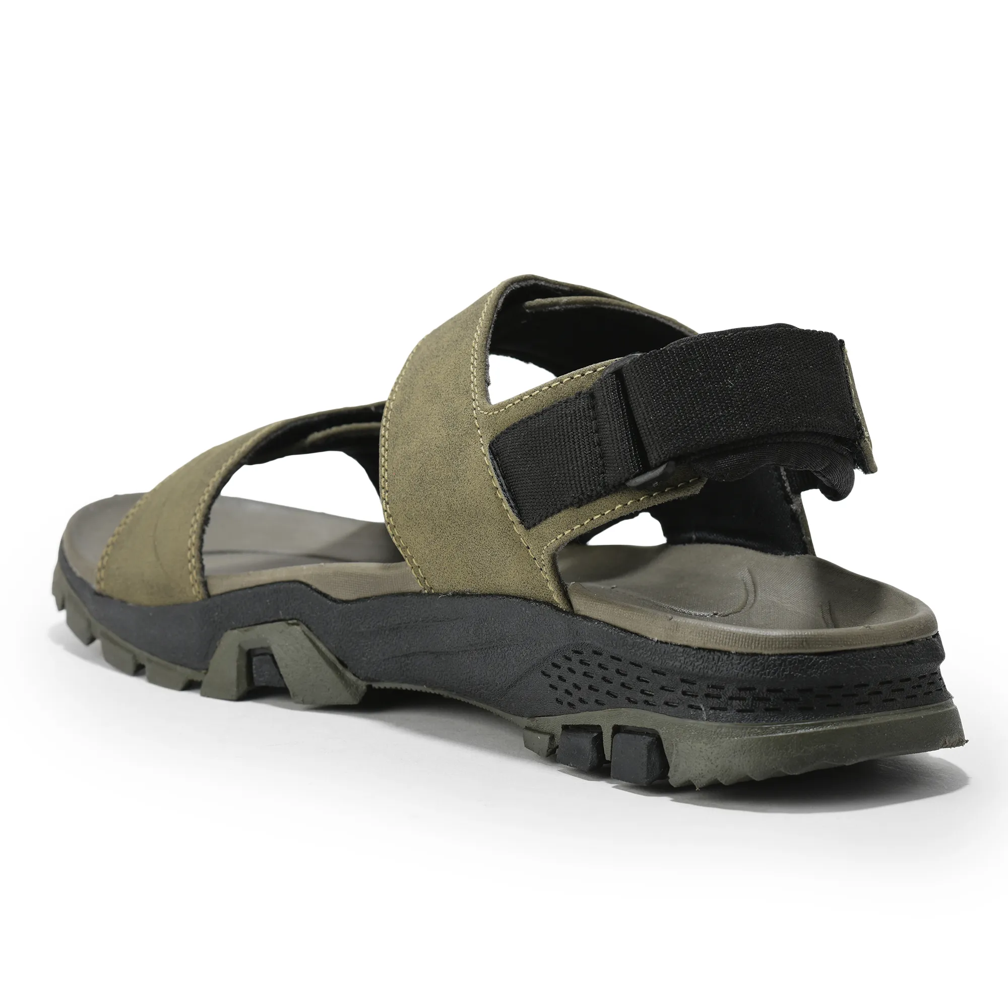 Olive Sports Sandal for Men - Thumbnail 7