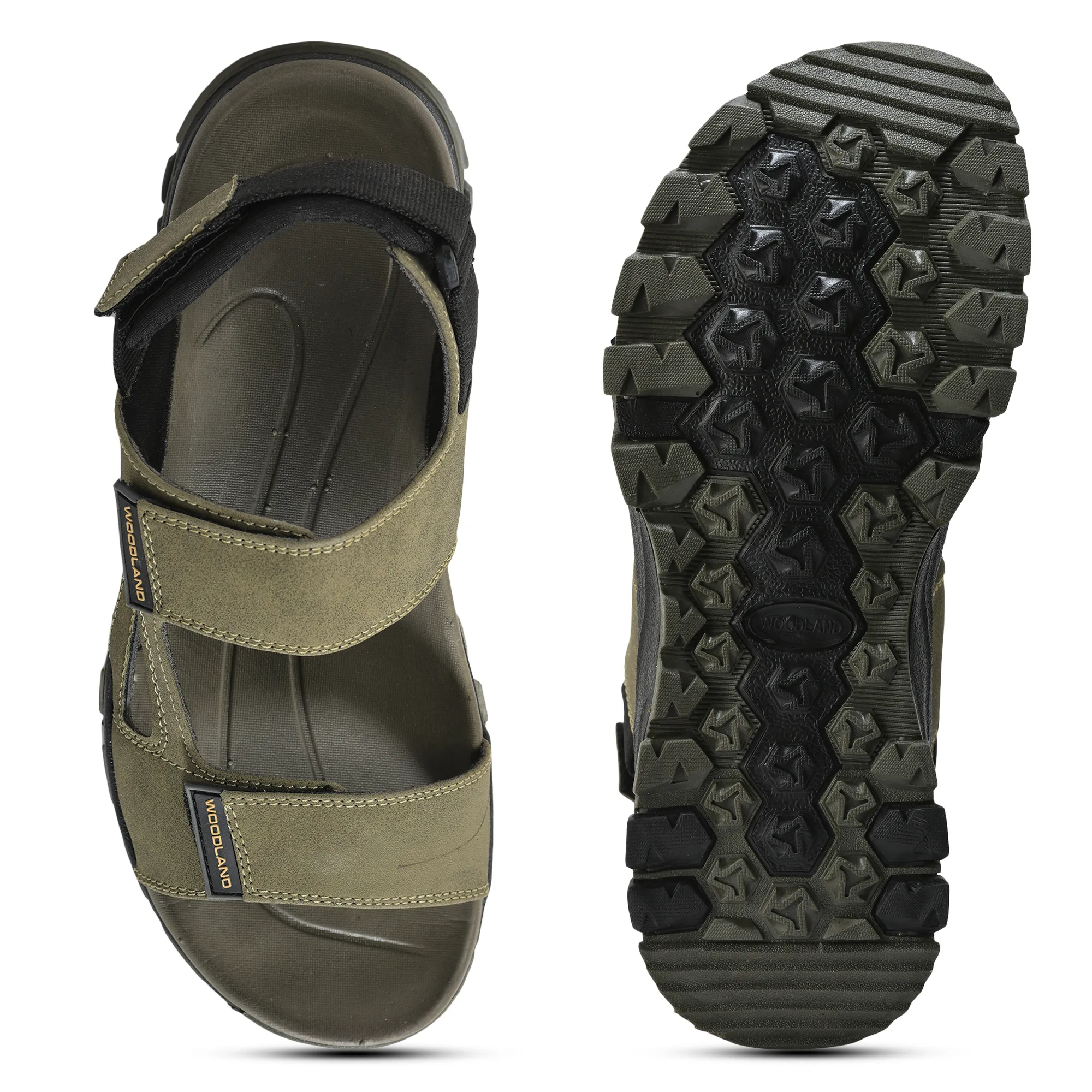 Olive Sports Sandal for Men - Thumbnail 9