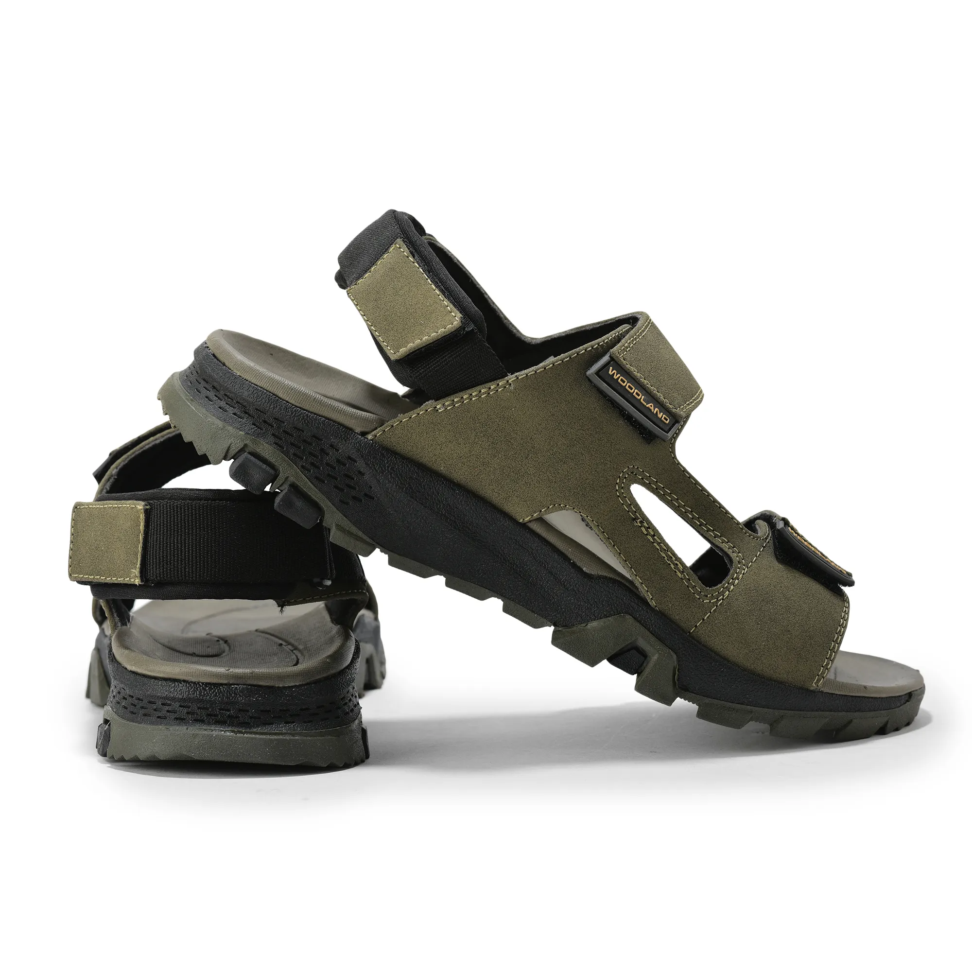 Olive Sports Sandal for Men - Thumbnail 10