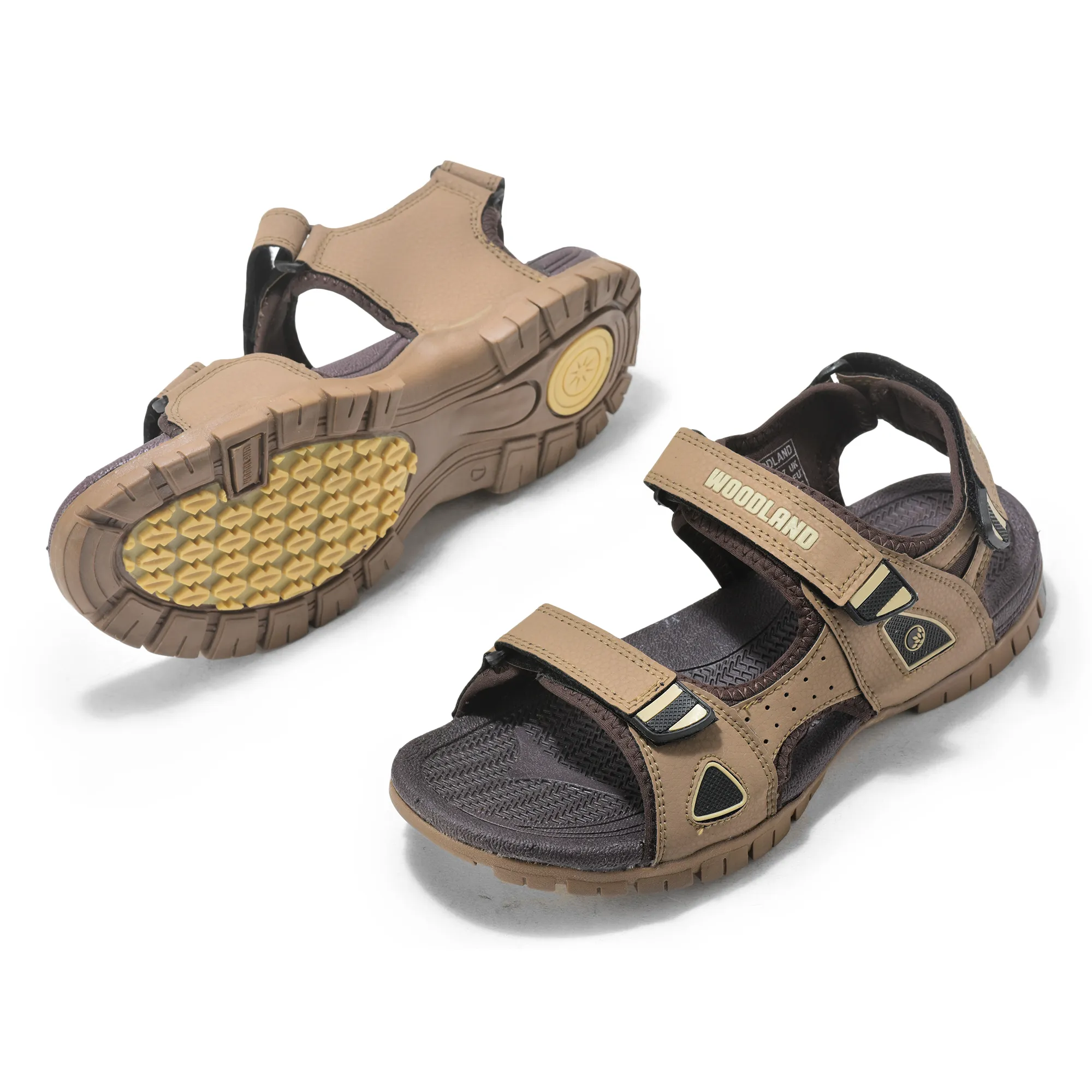 Woodland Camel Sports Sandals For Men - Thumbnail 4