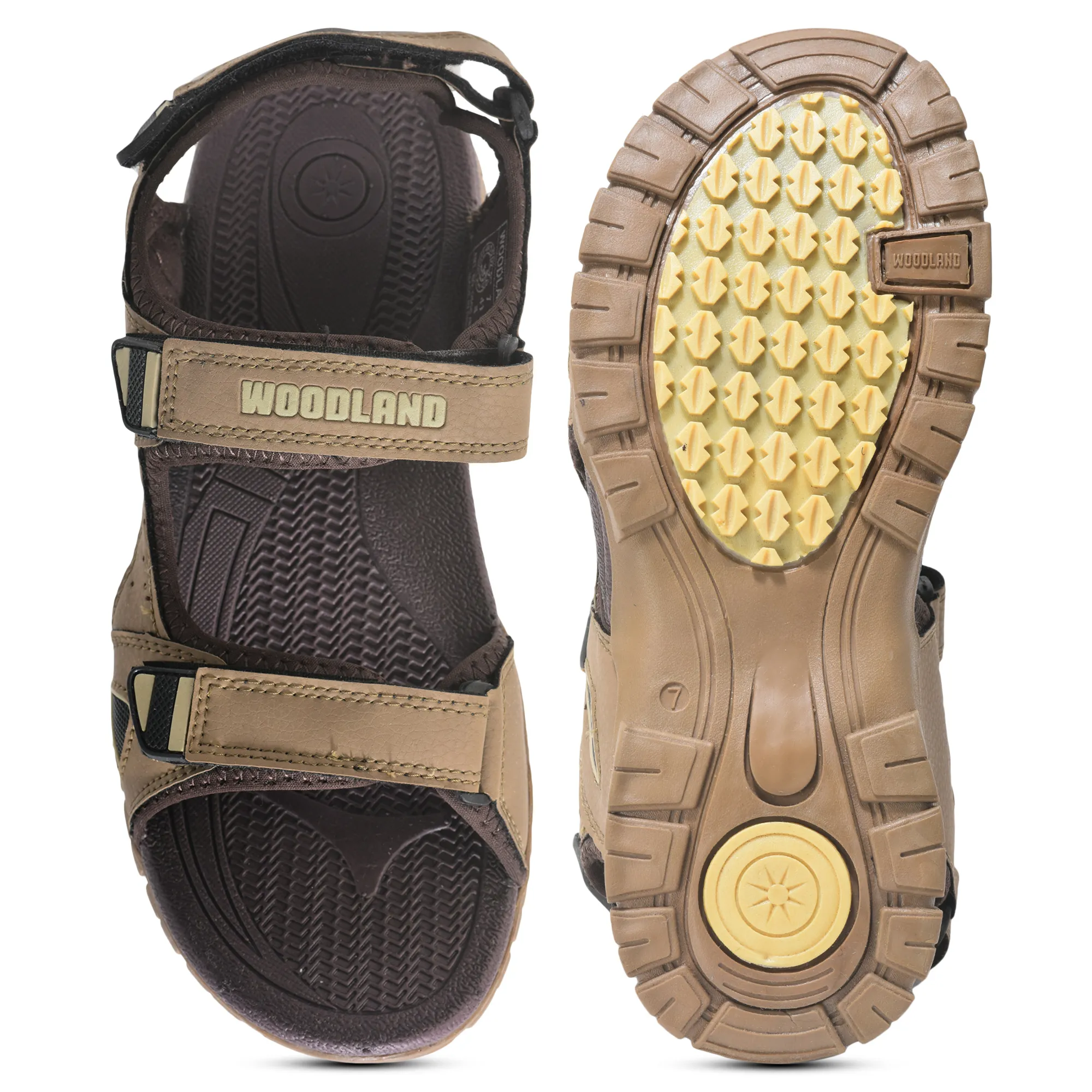 Woodland Camel Sports Sandals For Men - Thumbnail 7