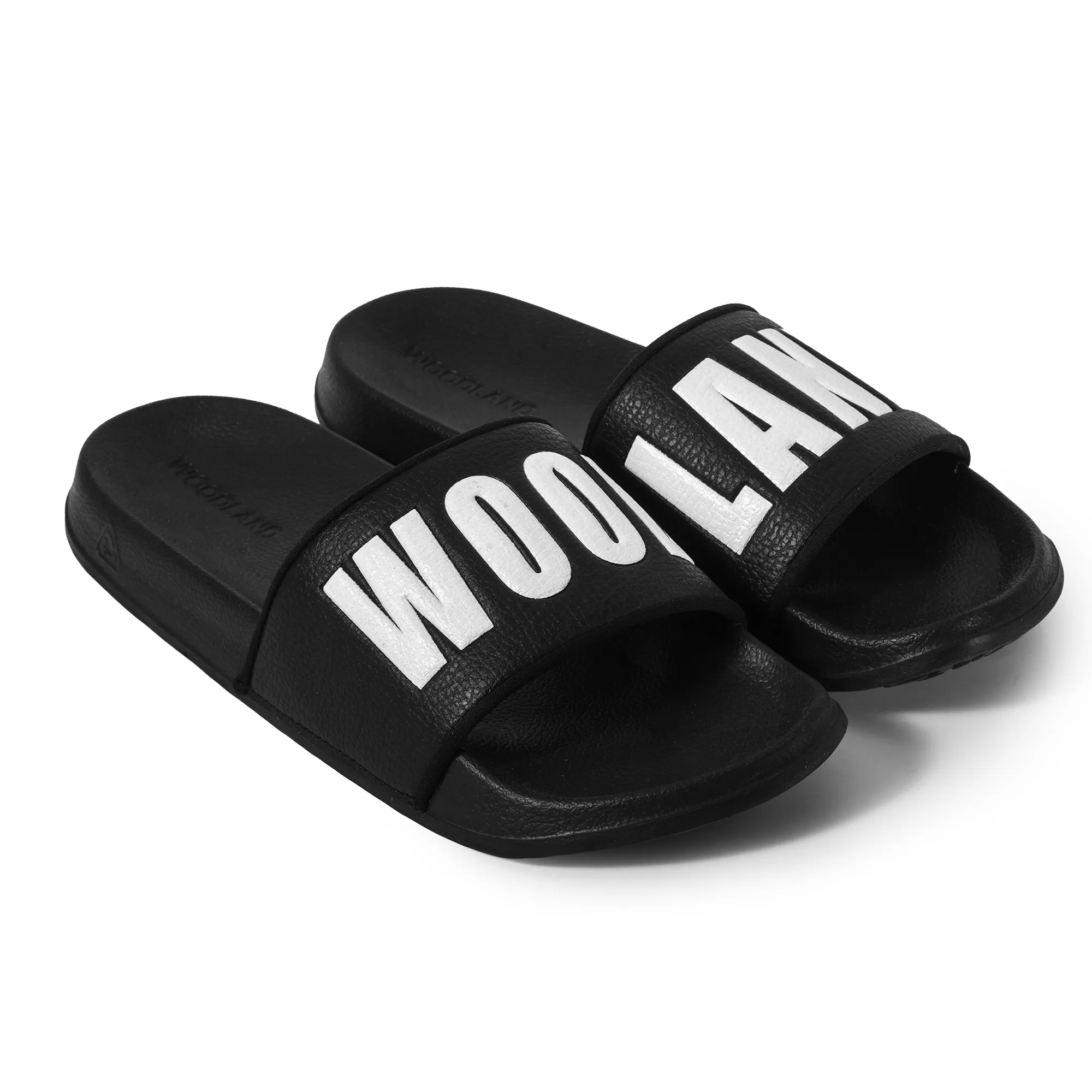 Black Slide Sandal for Men - Thumbnail 7