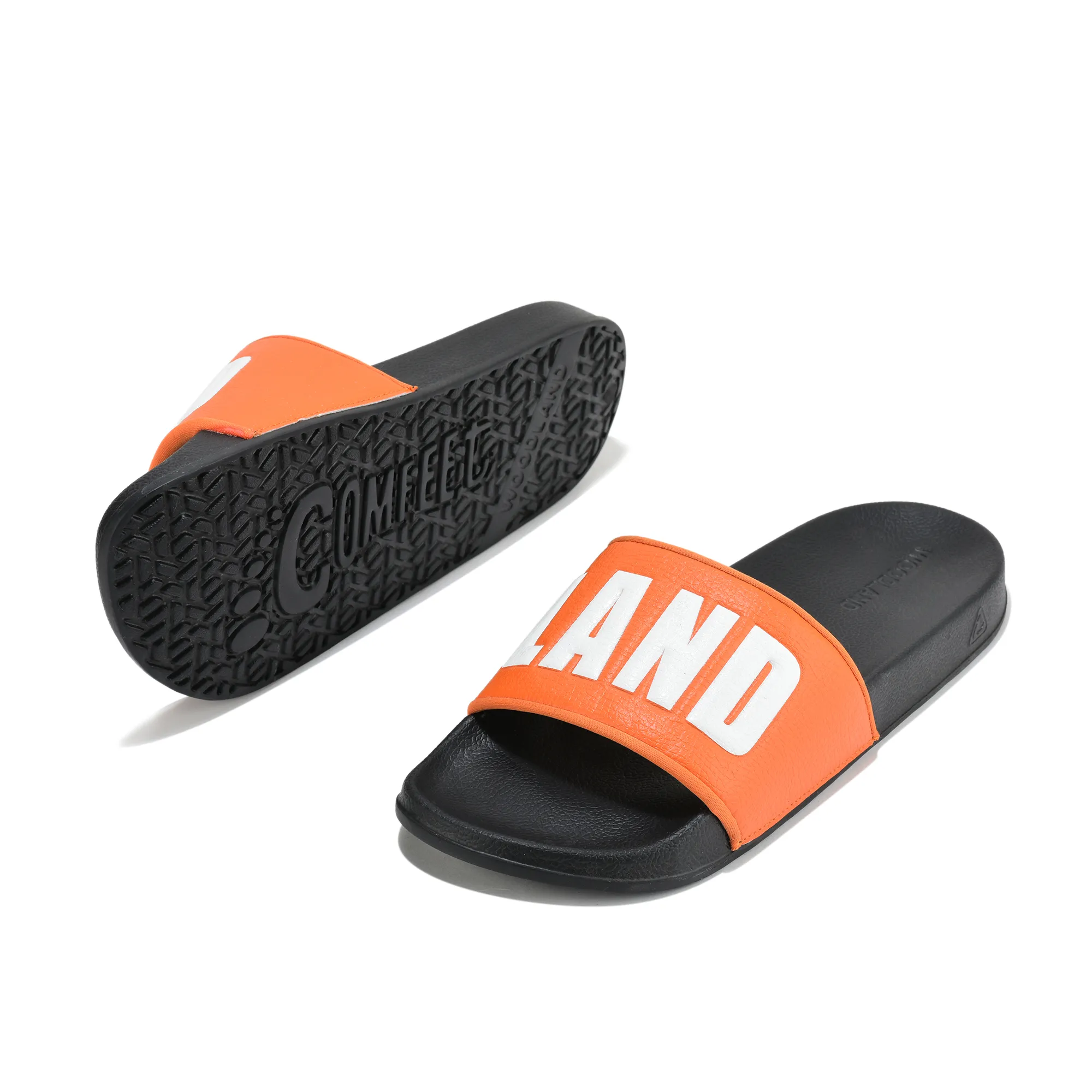 Orange Slide Sandal for Men - Thumbnail 6