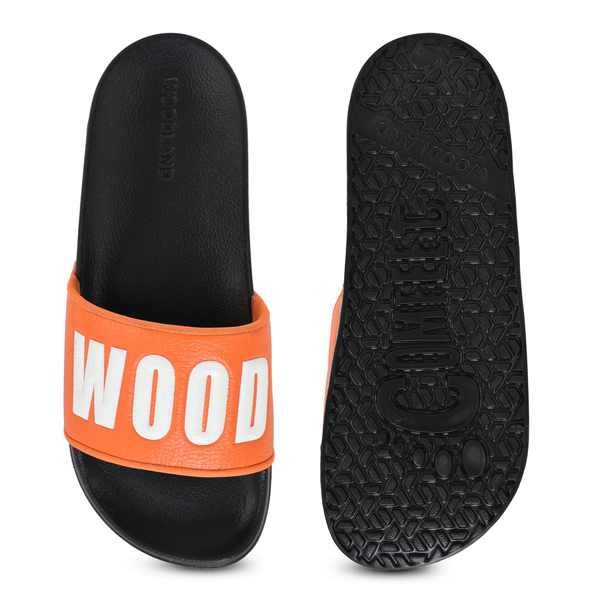 Orange Slide Sandal for Men - Thumbnail 9