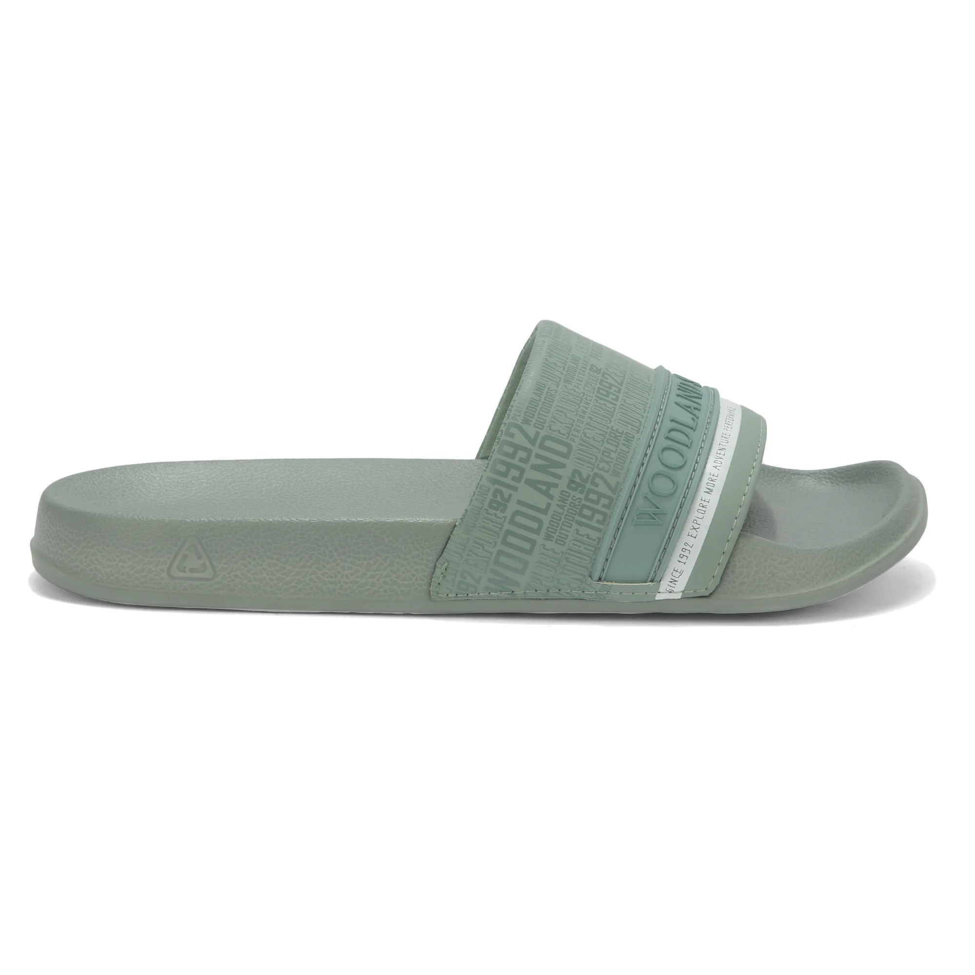 Sage Green Slide Sandal for Men - Thumbnail 2