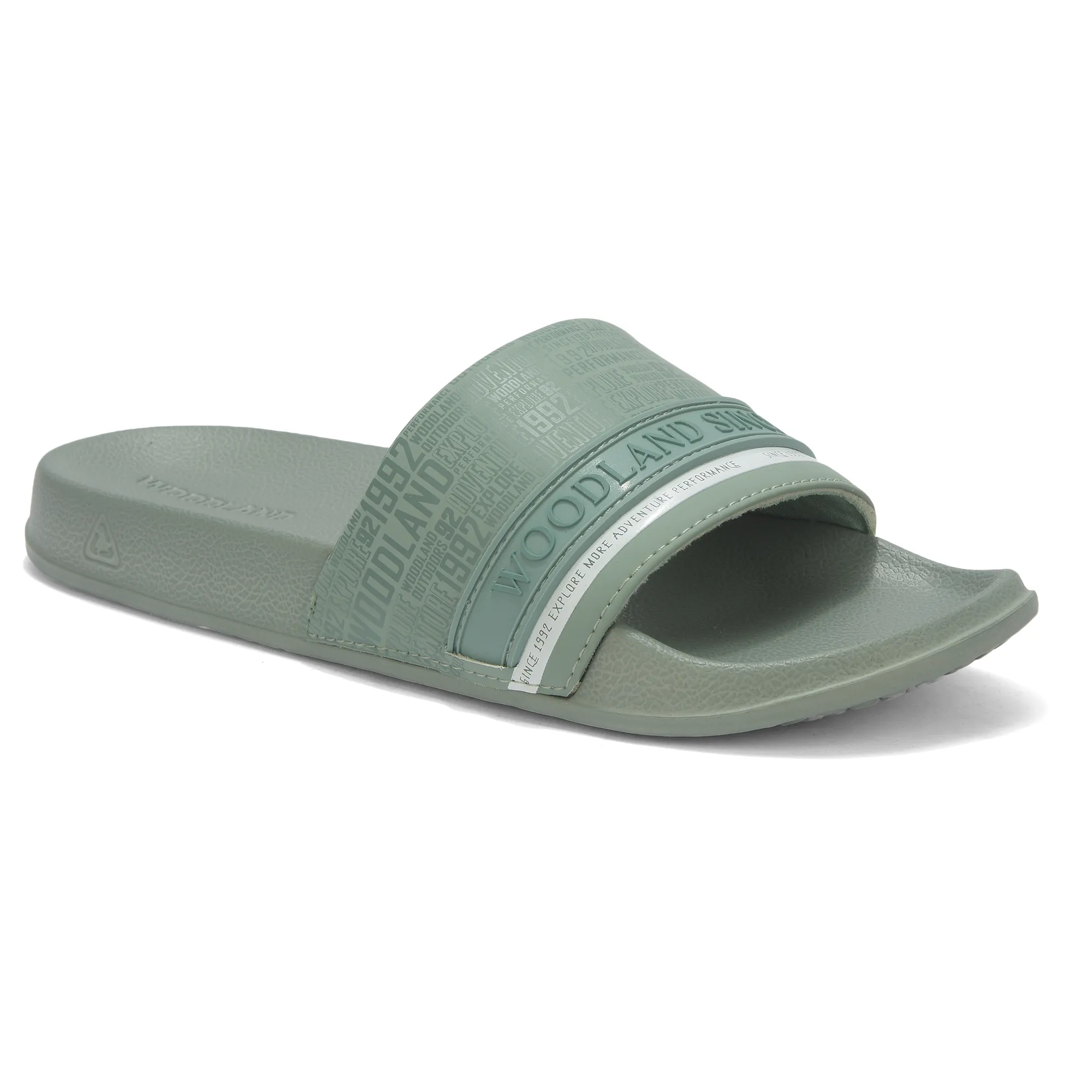 Sage Green Slide Sandal for Men - Thumbnail 3