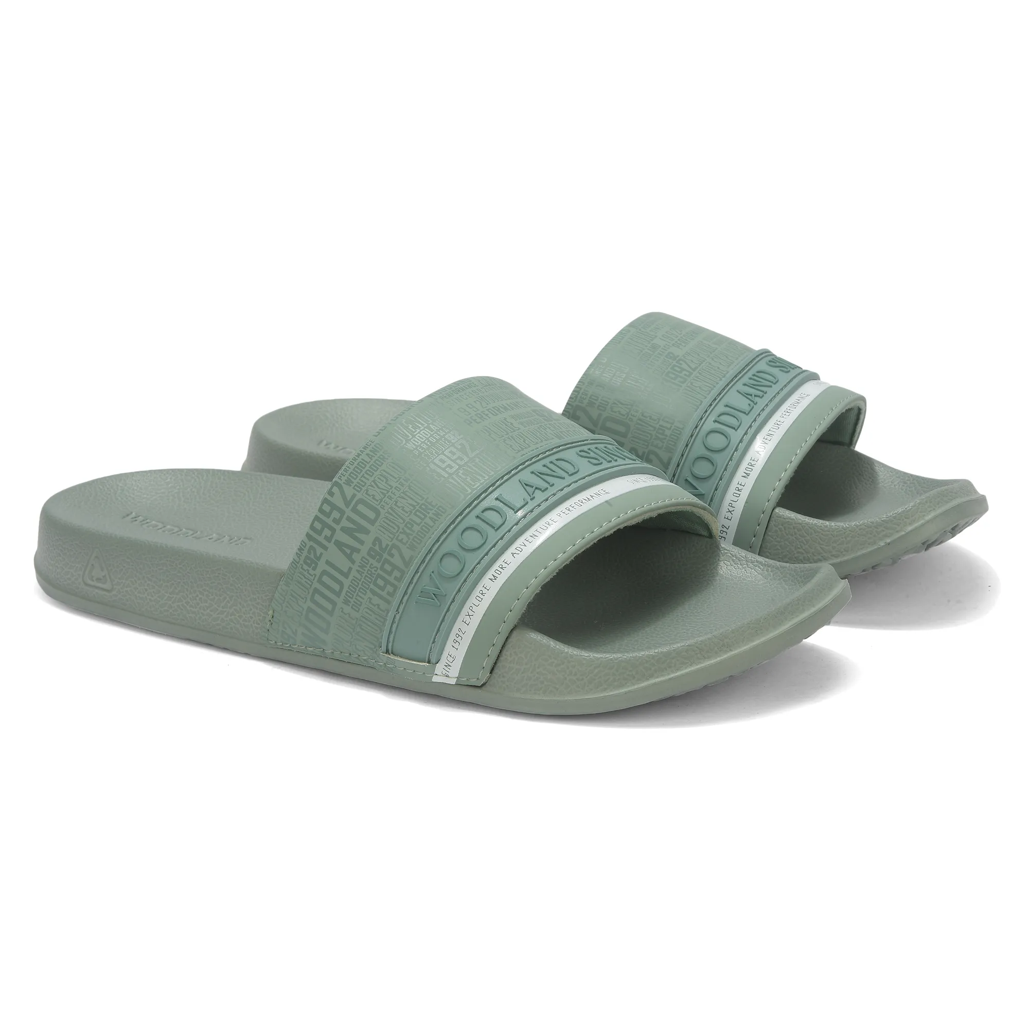 Sage Green Slide Sandal for Men - Thumbnail 8