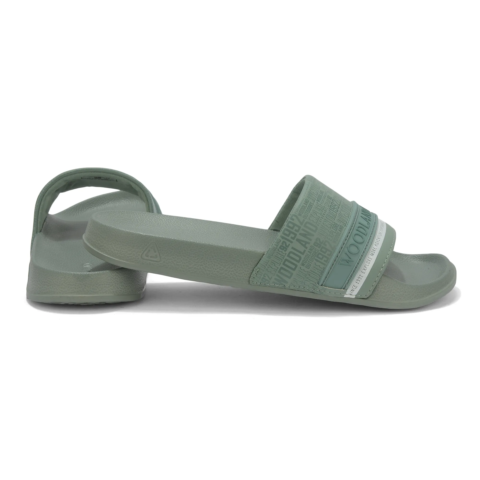 Sage Green Slide Sandal for Men - Thumbnail 10