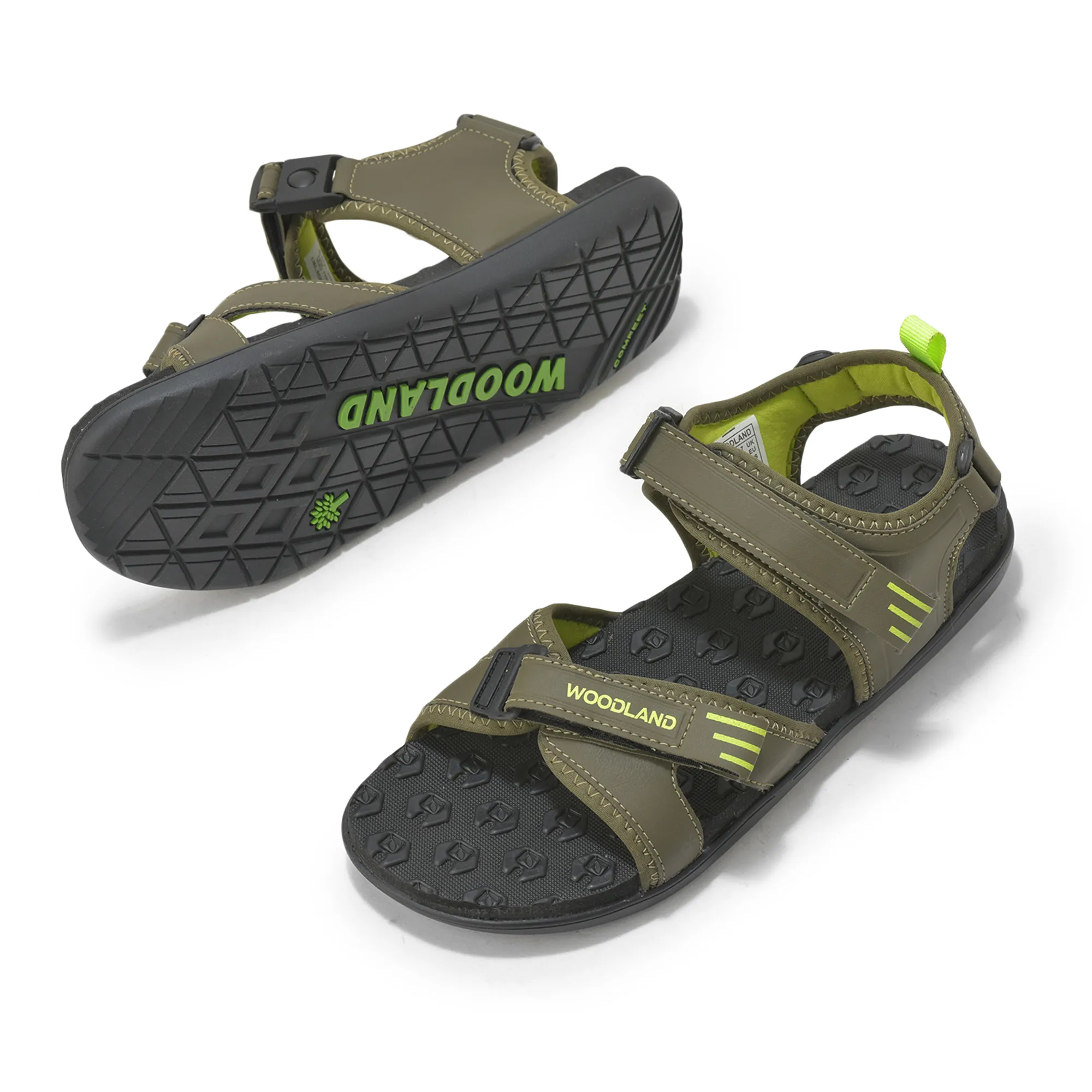 Woodland Men’s Olive Active Edge Sandals - Thumbnail 6
