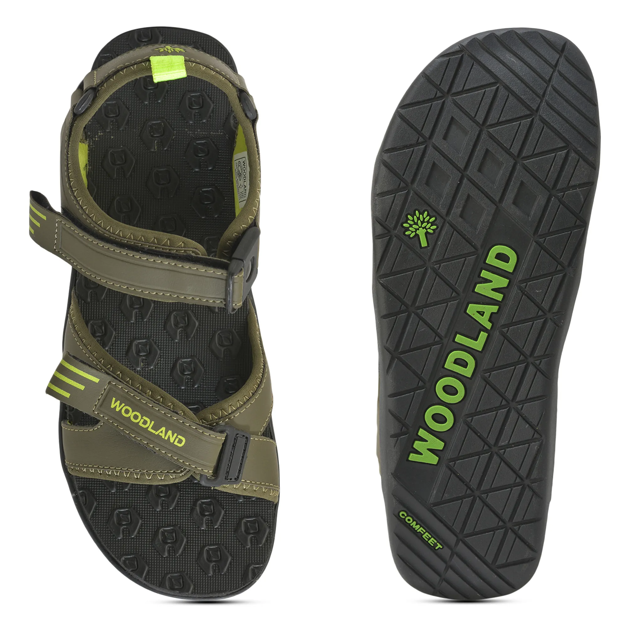 Woodland Men’s Olive Active Edge Sandals - Thumbnail 9