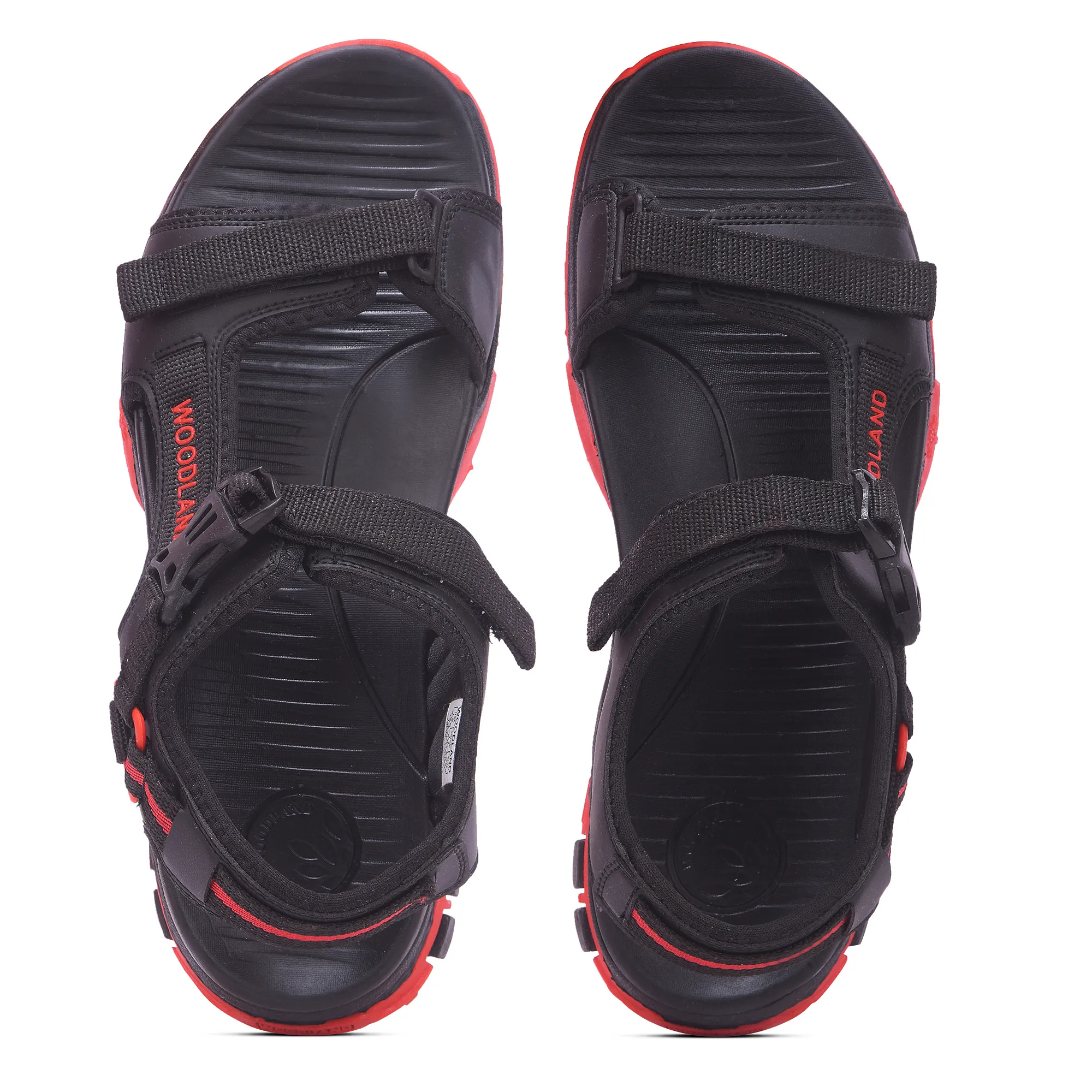 Woodland Men’S Black Rugged Comfort Sports Sandals - Thumbnail 4