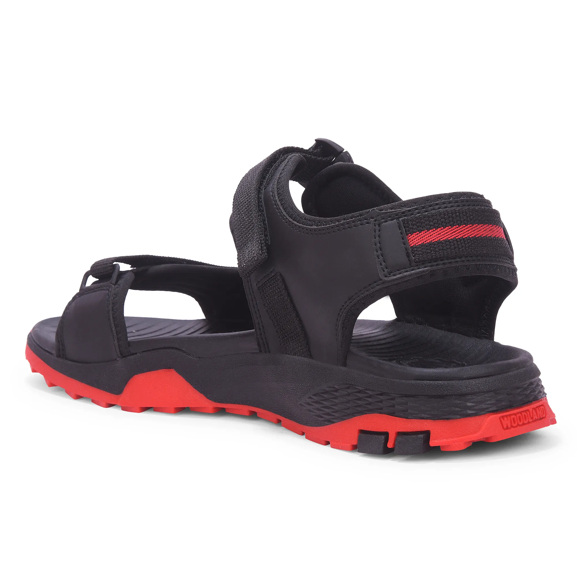 Woodland Men’S Black Rugged Comfort Sports Sandals - Thumbnail 5