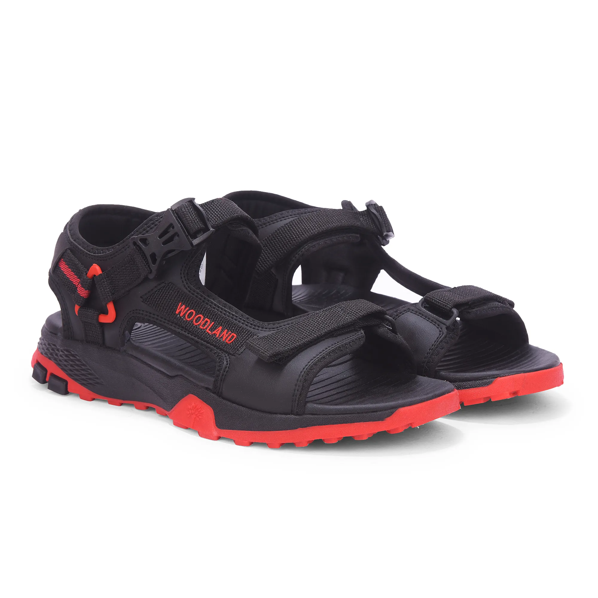 Woodland Men’S Black Rugged Comfort Sports Sandals - Thumbnail 7