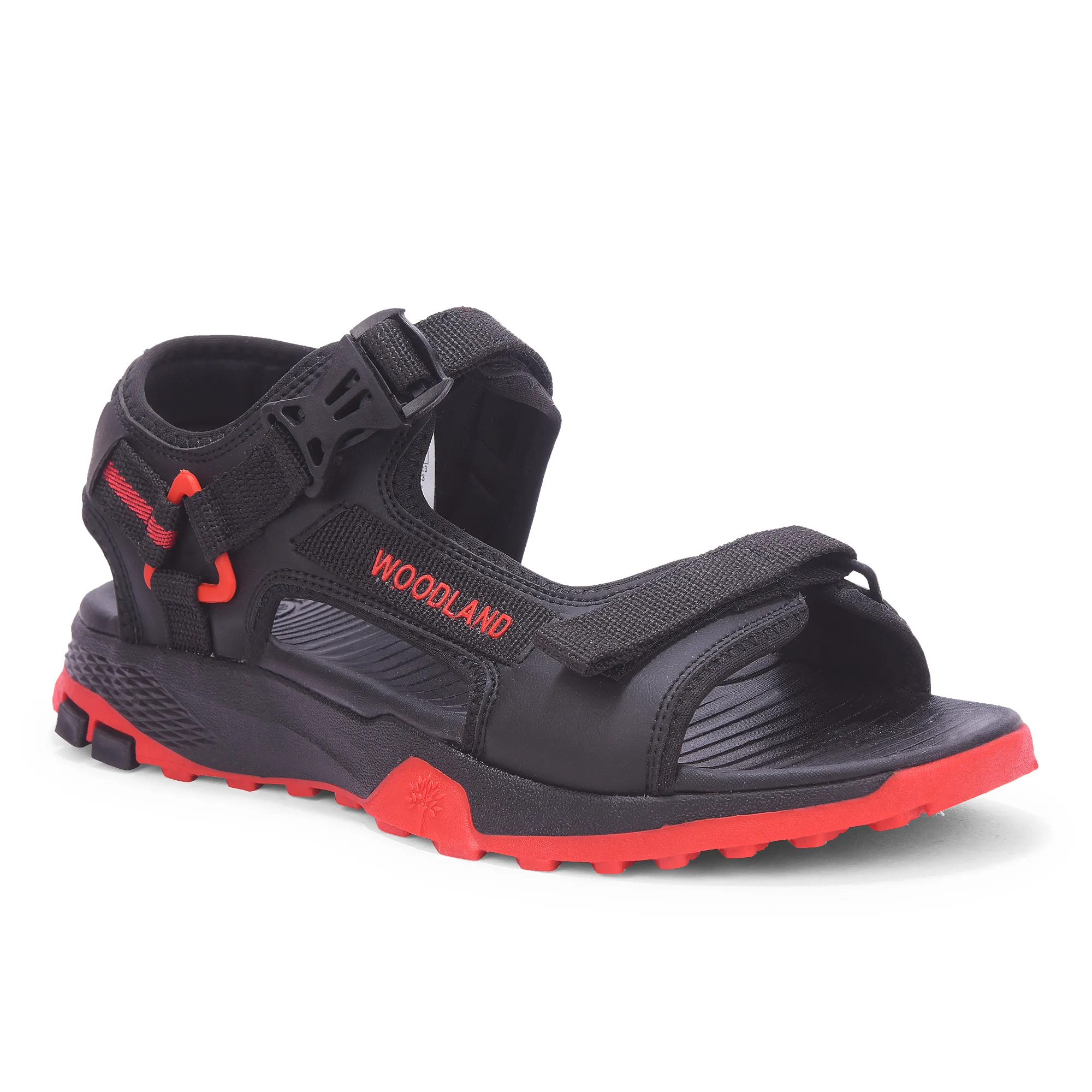 Woodland Men’S Black Rugged Comfort Sports Sandals - Thumbnail 10