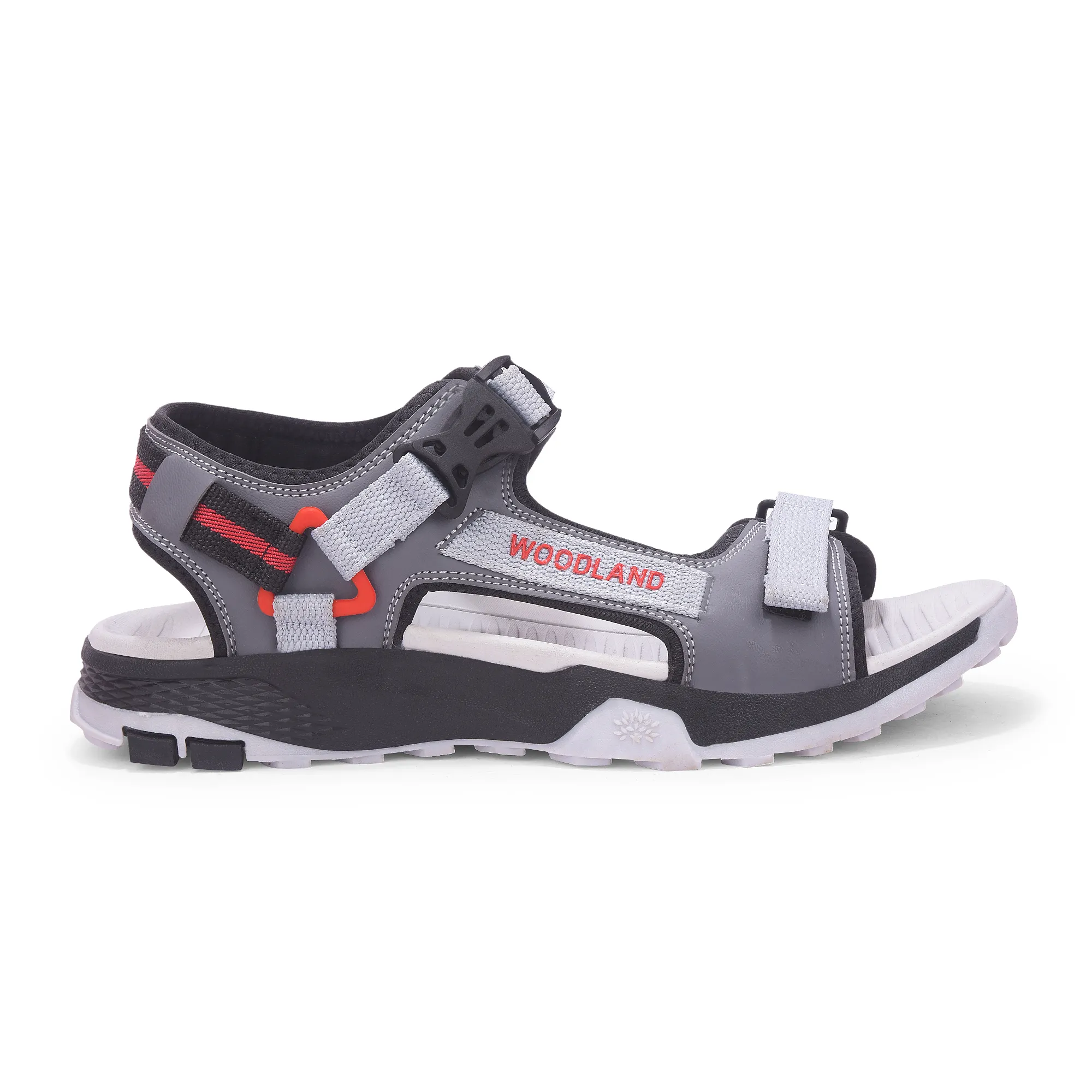 Woodland Men’S Grey Rugged Comfort Sports Sandals - Thumbnail 2