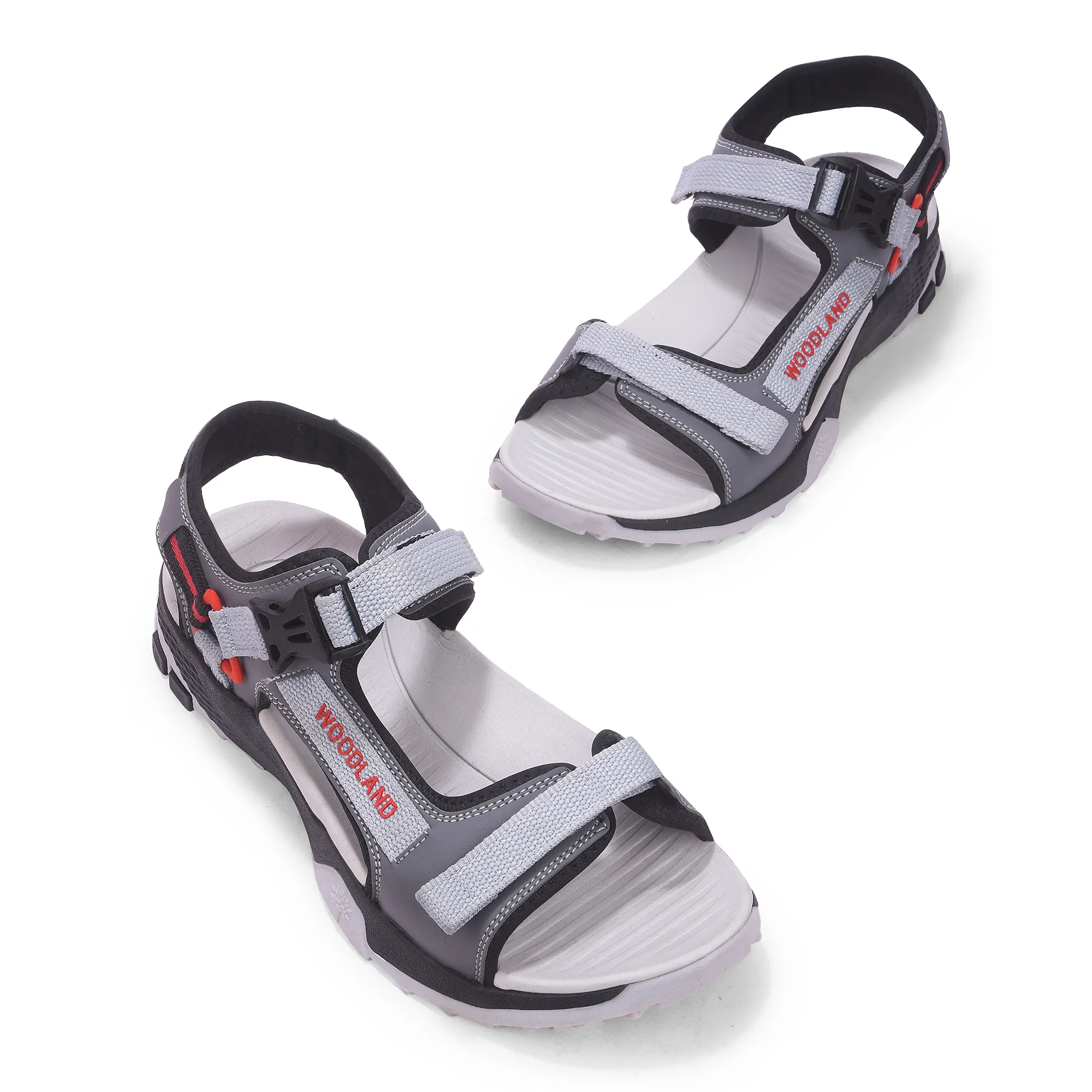 Woodland Men’S Grey Rugged Comfort Sports Sandals - Thumbnail 3