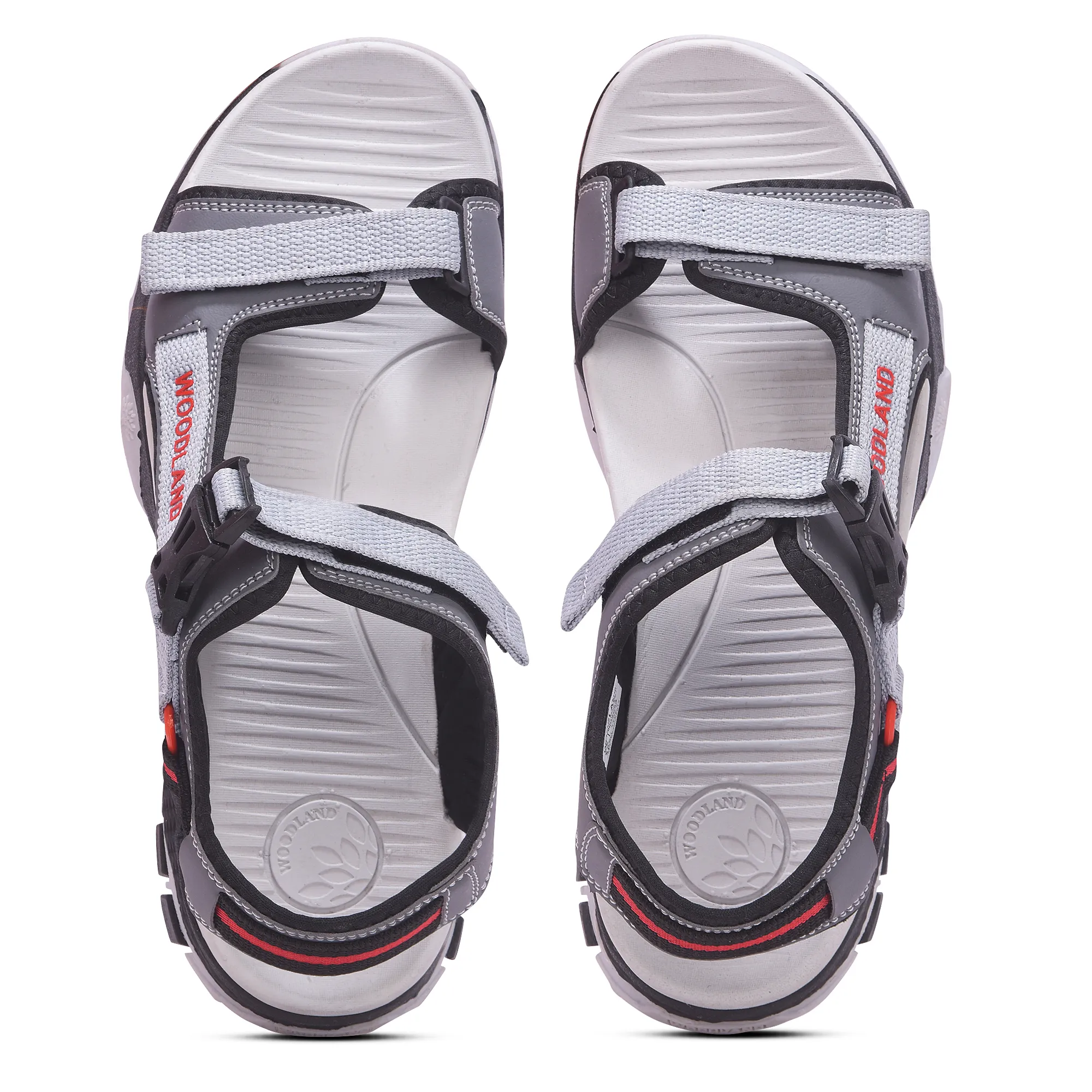 Woodland Men’S Grey Rugged Comfort Sports Sandals - Thumbnail 4