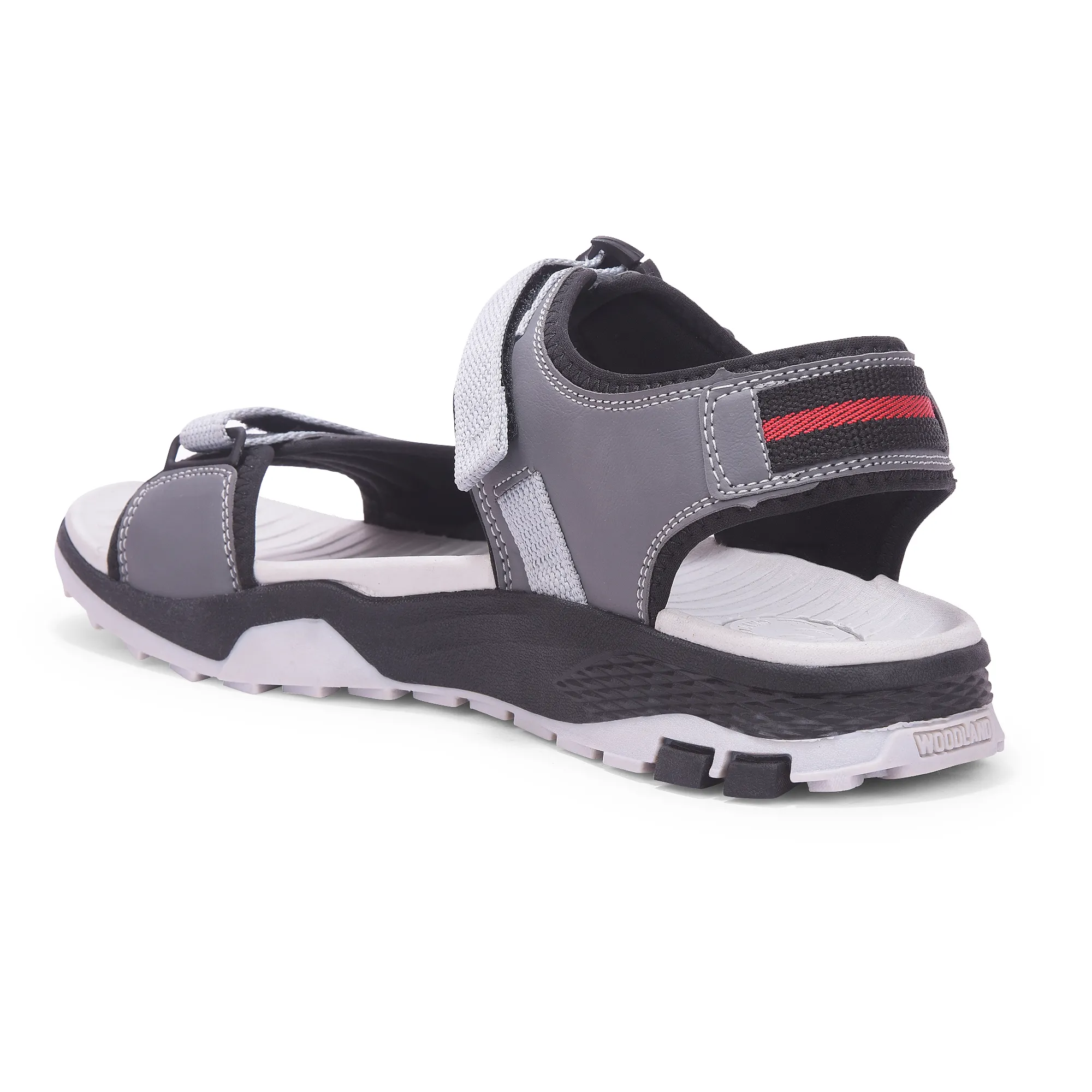 Woodland Men’S Grey Rugged Comfort Sports Sandals - Thumbnail 6