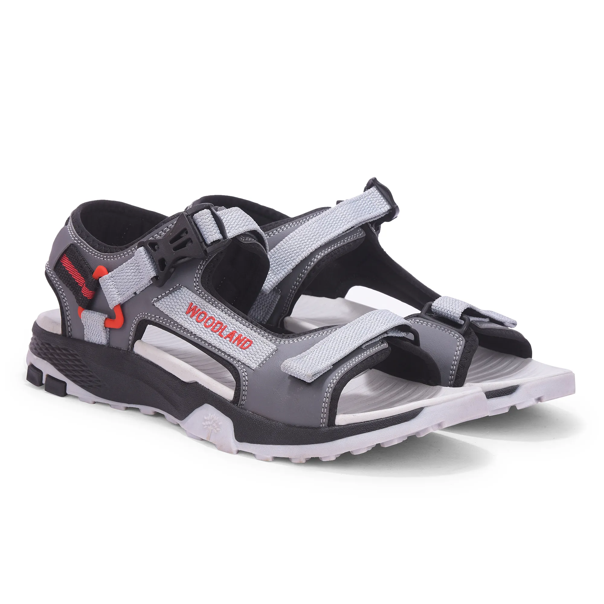 Woodland Men’S Grey Rugged Comfort Sports Sandals - Thumbnail 7