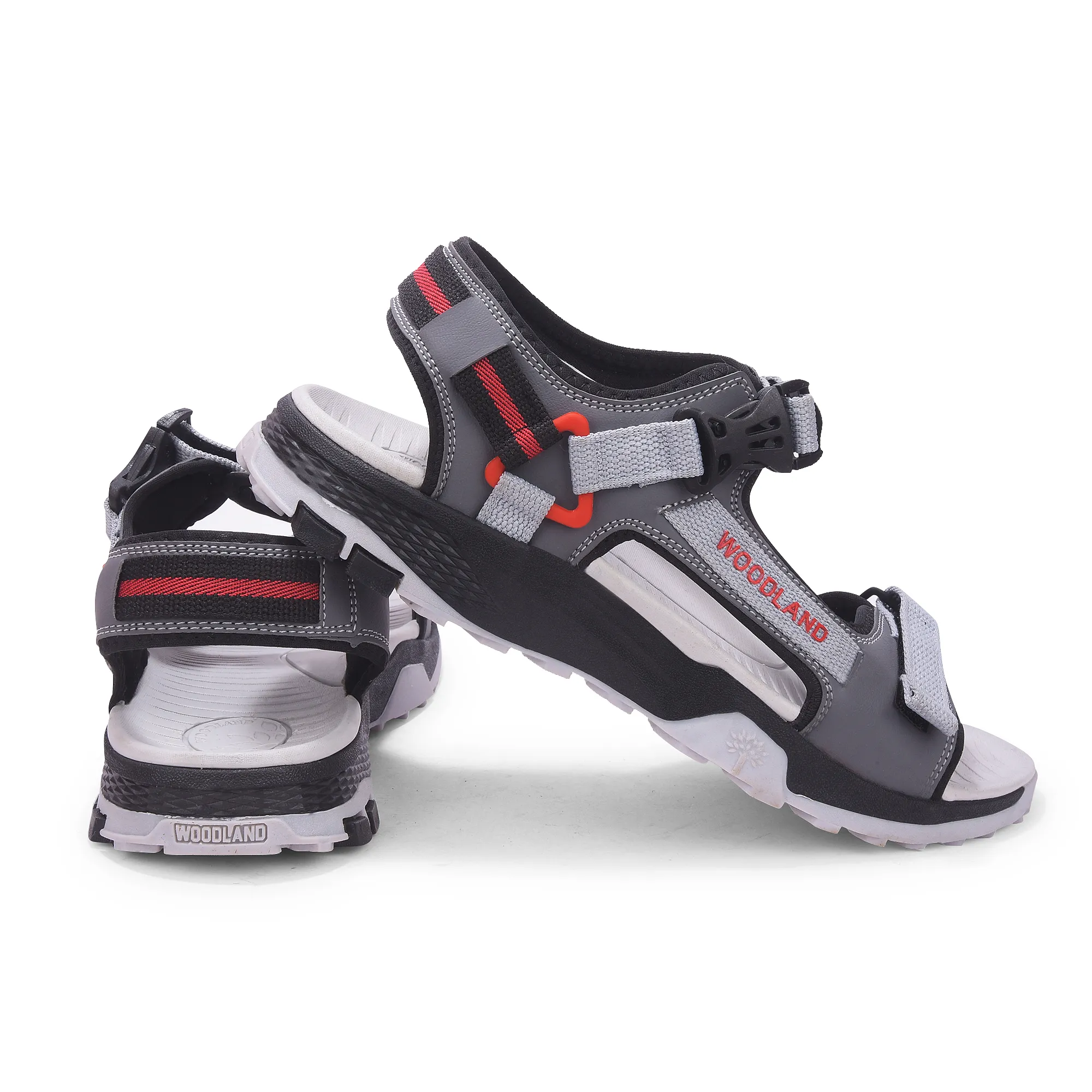 Woodland Men’S Grey Rugged Comfort Sports Sandals - Thumbnail 9