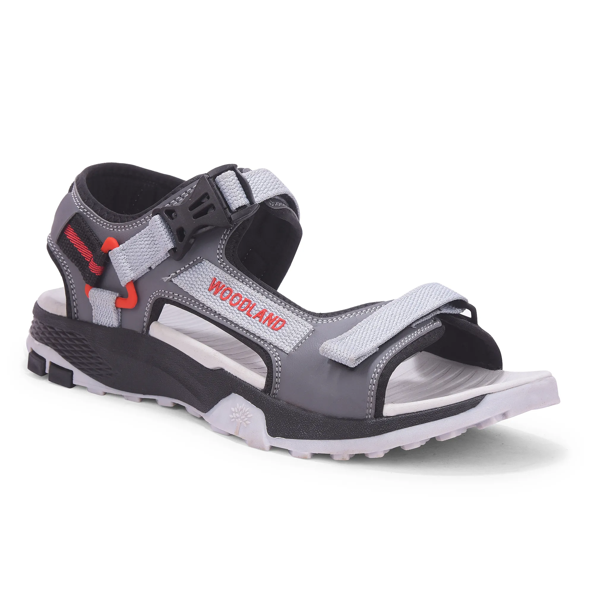 Woodland Men’S Grey Rugged Comfort Sports Sandals - Thumbnail 10
