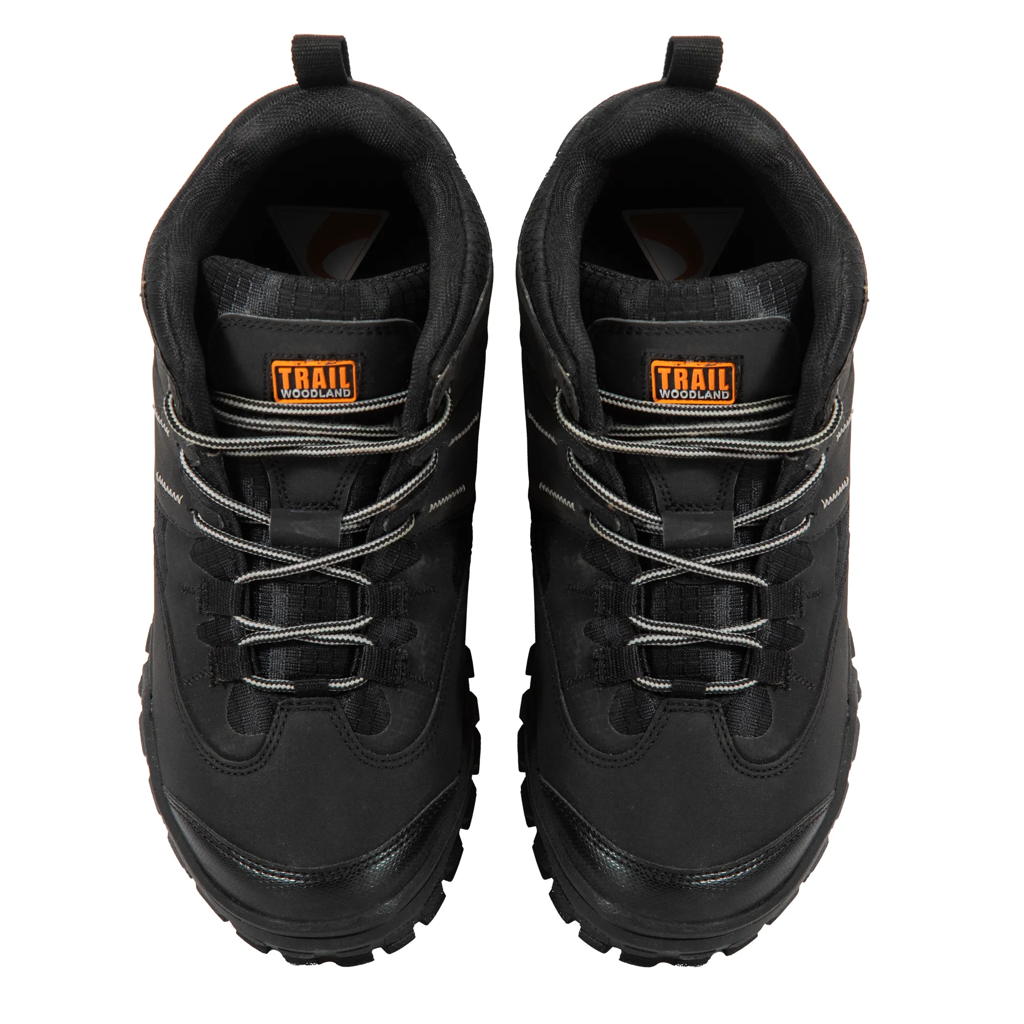 Woodland Men Black Outdoor Mid-Top Boots - Thumbnail 6