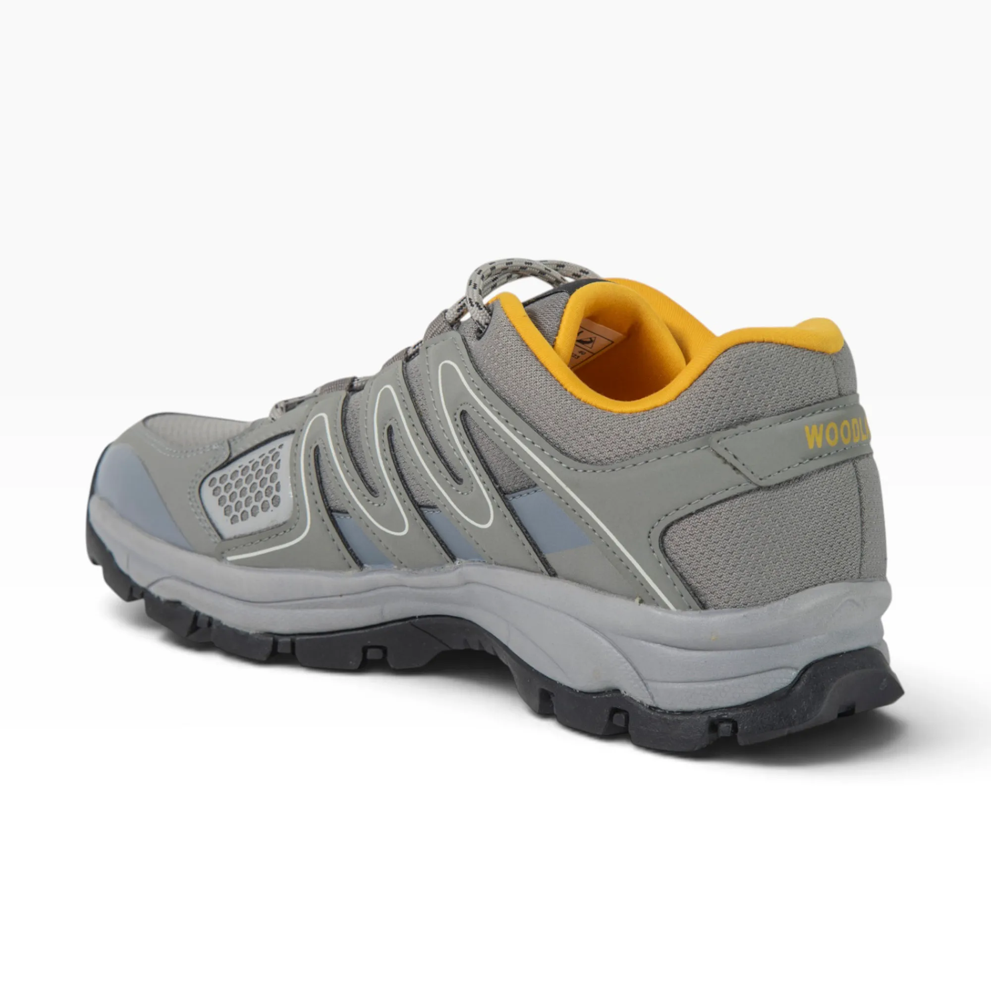 Woodland Men's Grey Trail Hike Shoes - Thumbnail 12